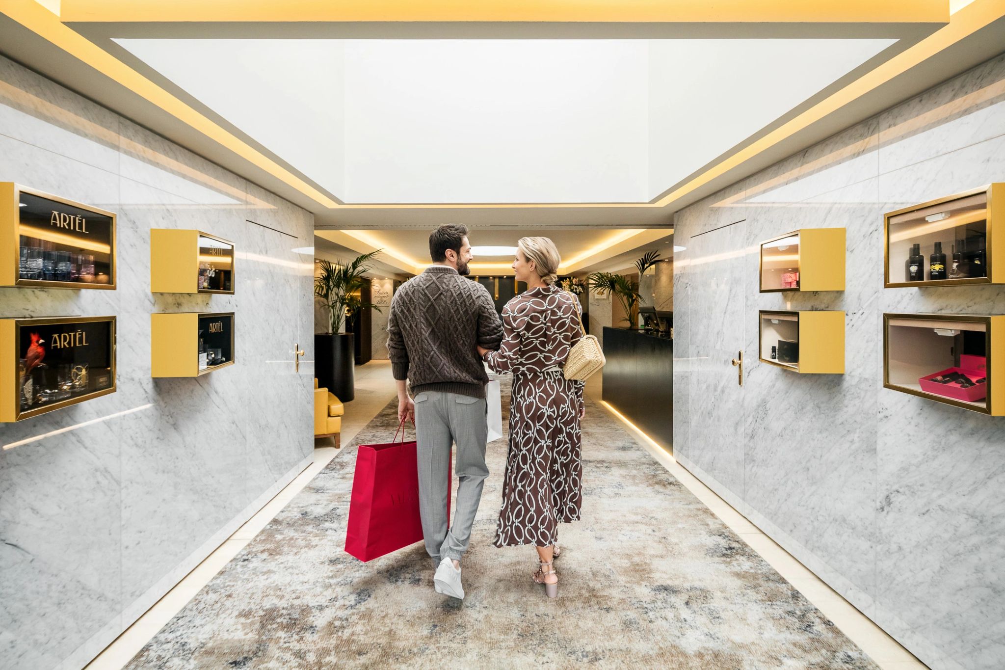 Lobby do hotel decoraçao de luxo – lobby do hotel - chique