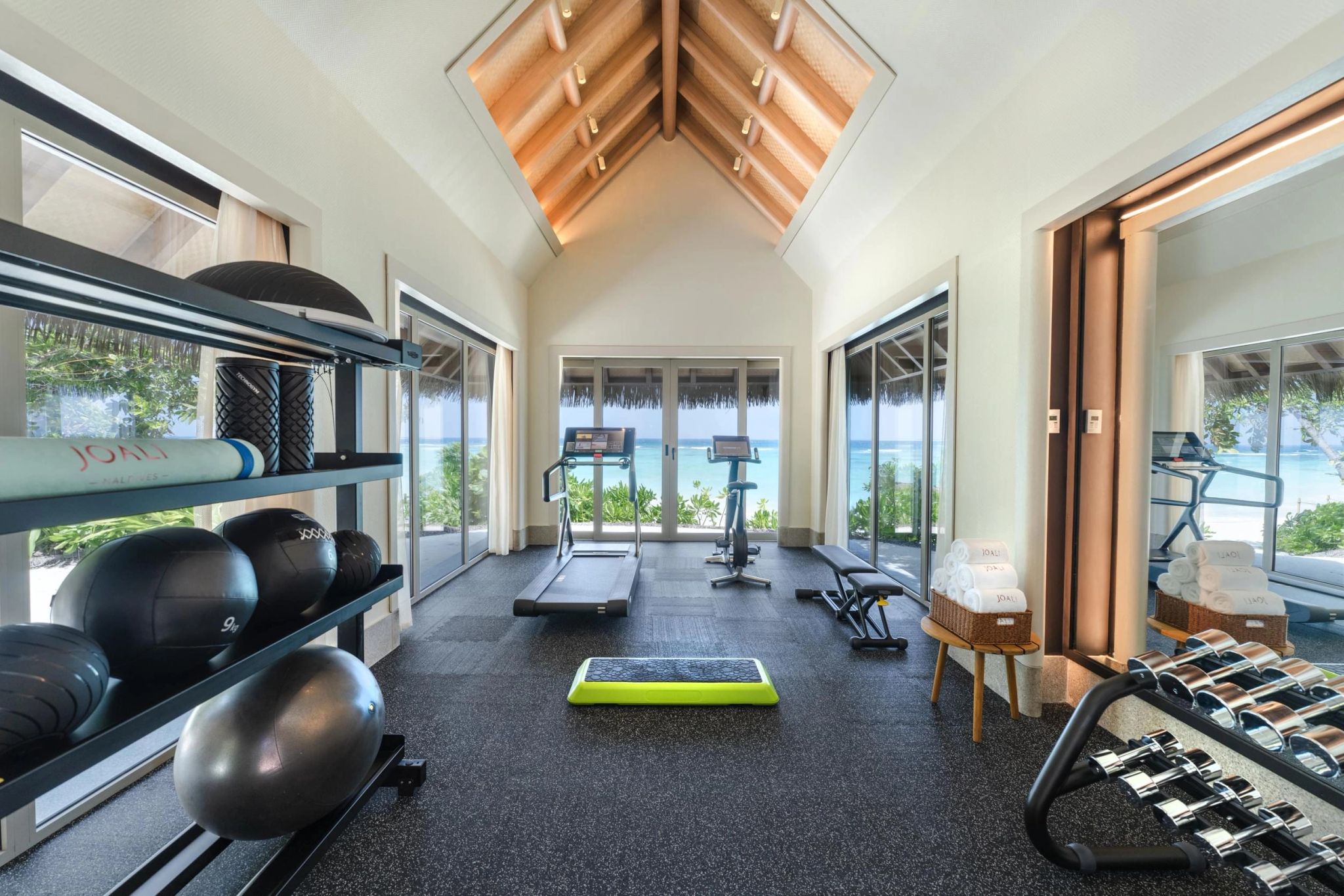 Three Bedroom Beach Residence Pool academia privativa - espaço fitness - vida saudavel - academia de luxo - vista mar