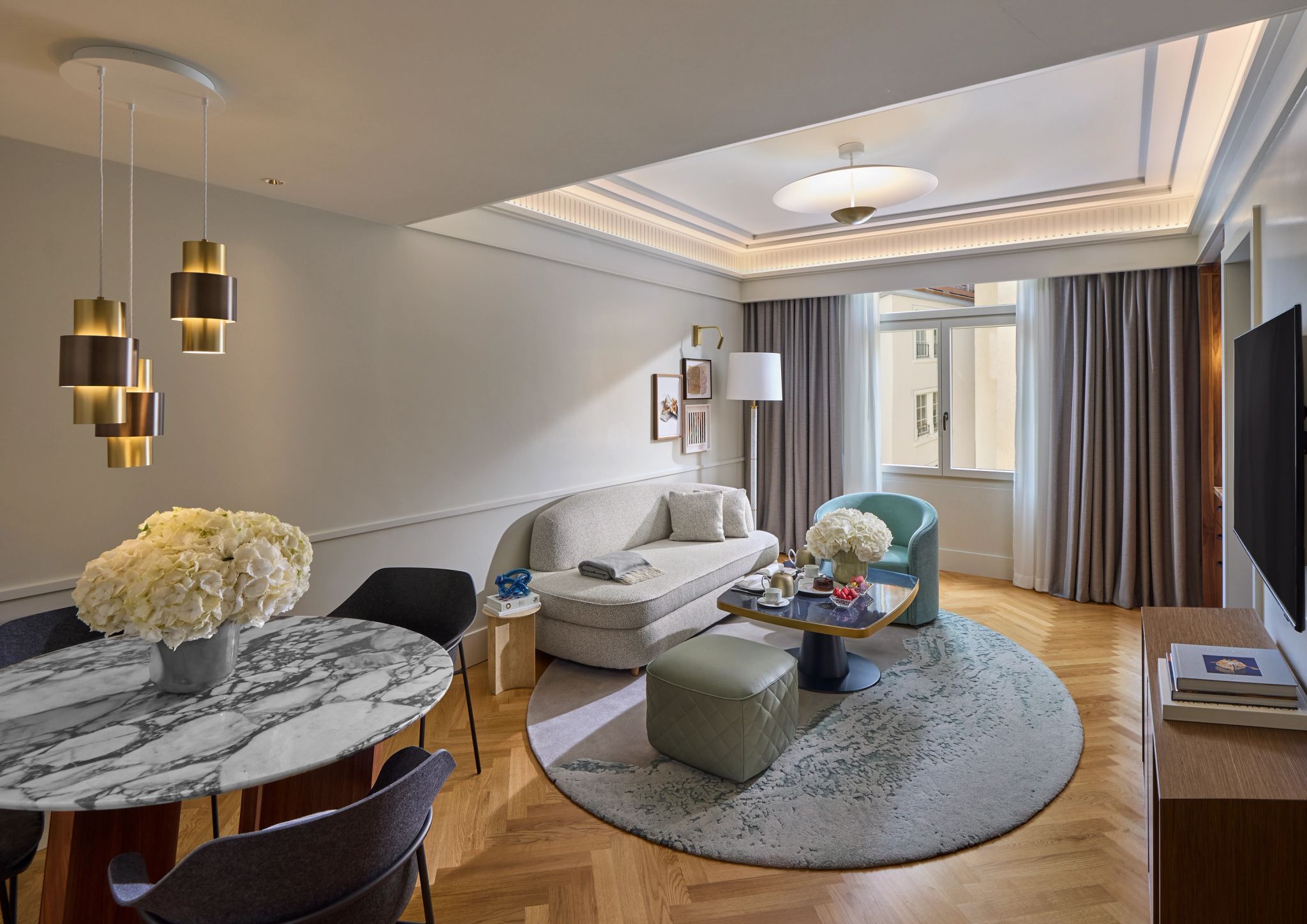 sala de estar – suite de luxo – decoracao moderna