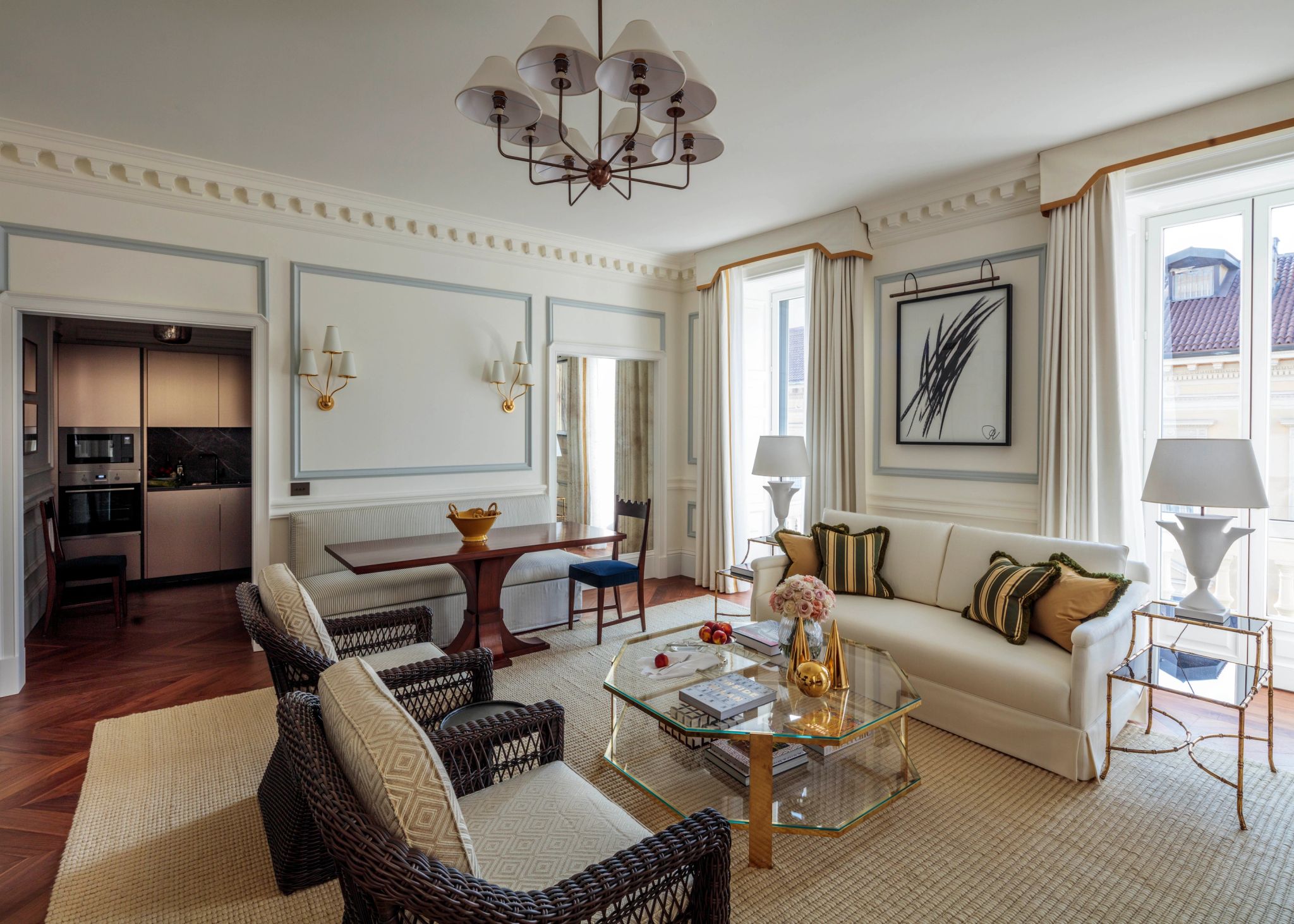 Duomo One Bedroom Apartment Balcony poltrona confortavel - sala separada - sala de estar