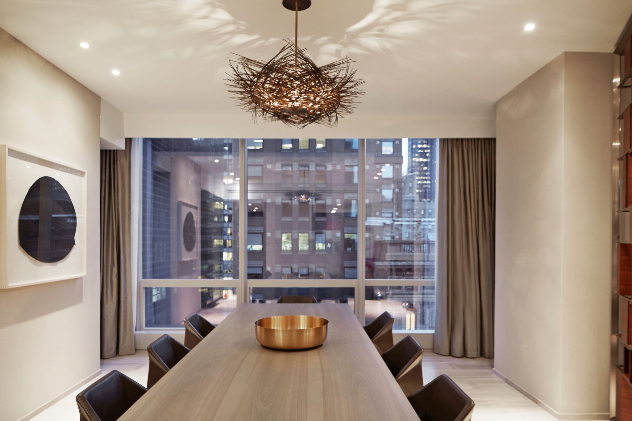 area gourmet - suite com sala de jantar - jantar privativo - jantar em nova york