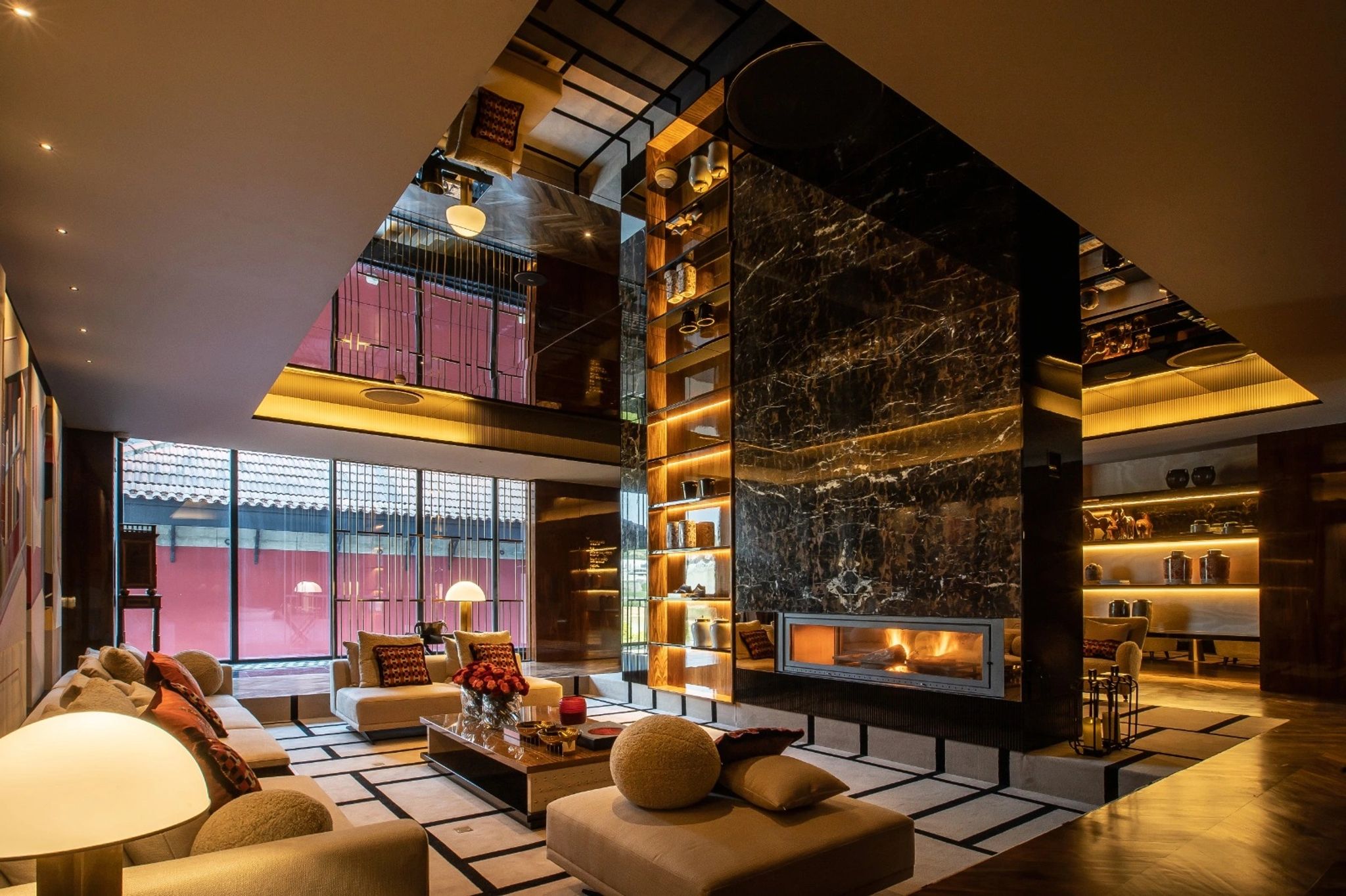 Lobby do Hotel lobby do hotel – decoracao de luxo – recepcao