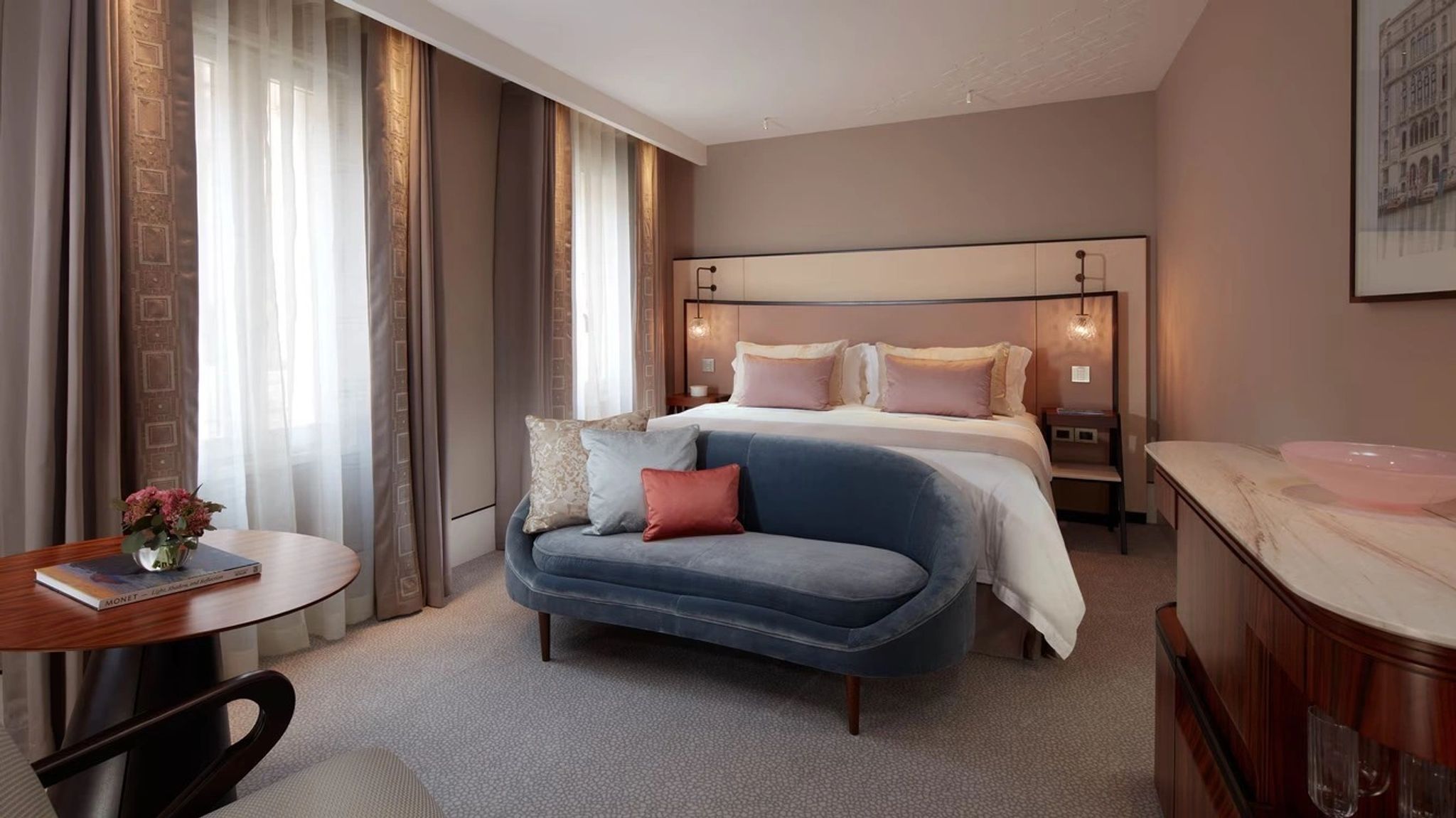 Superior Deluxe quarto em veneza - cama king-size - decoracao moderna