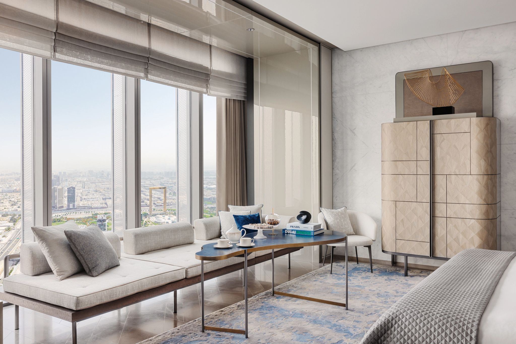 sala de estar – vista panoramica – design moderno