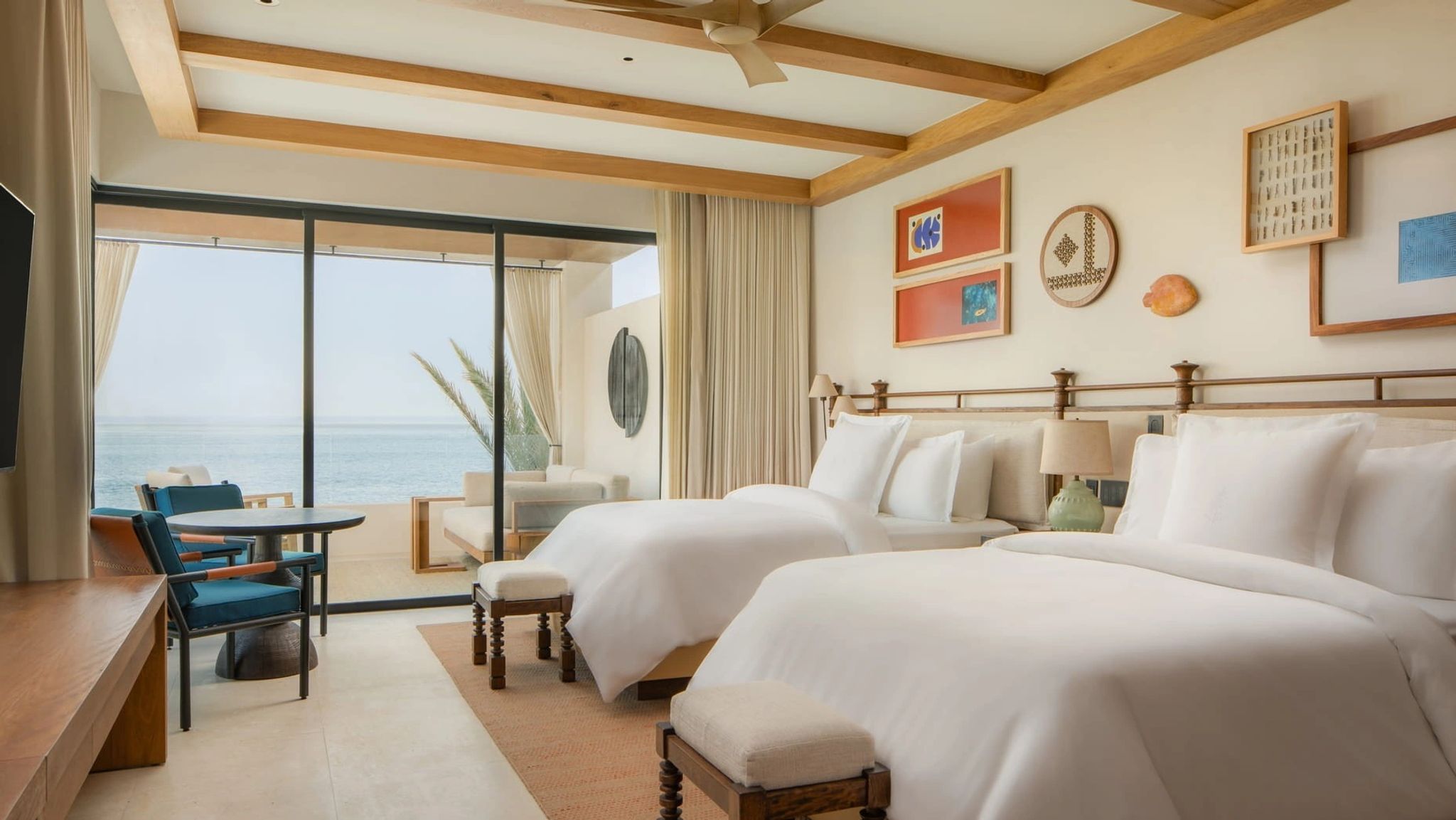 Oceanfront Casita Two Queen quarto duplo - quarto para familia - camas queen