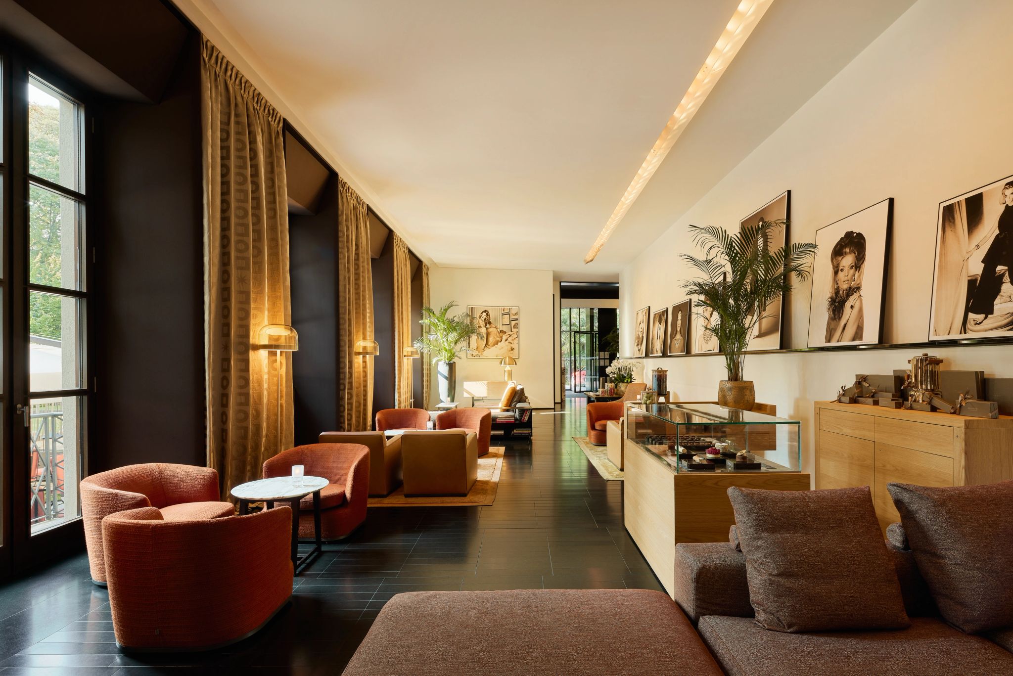 lobby de luxo - decoraçao moderna – bulgari hotel milano - lobby de hotel
