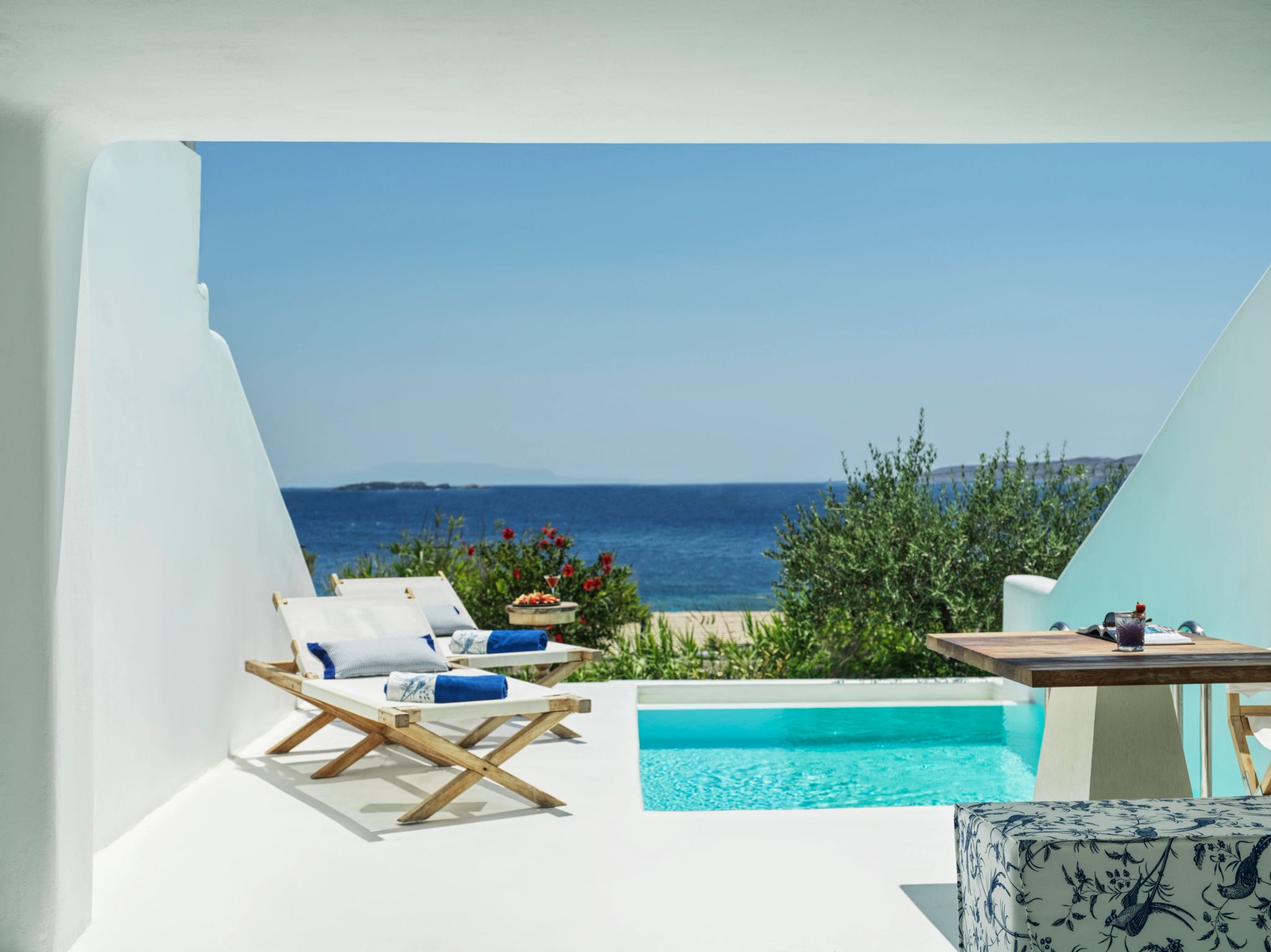 Superior Double Sea View piscina privativa - piscina frente mar - suite com piscina