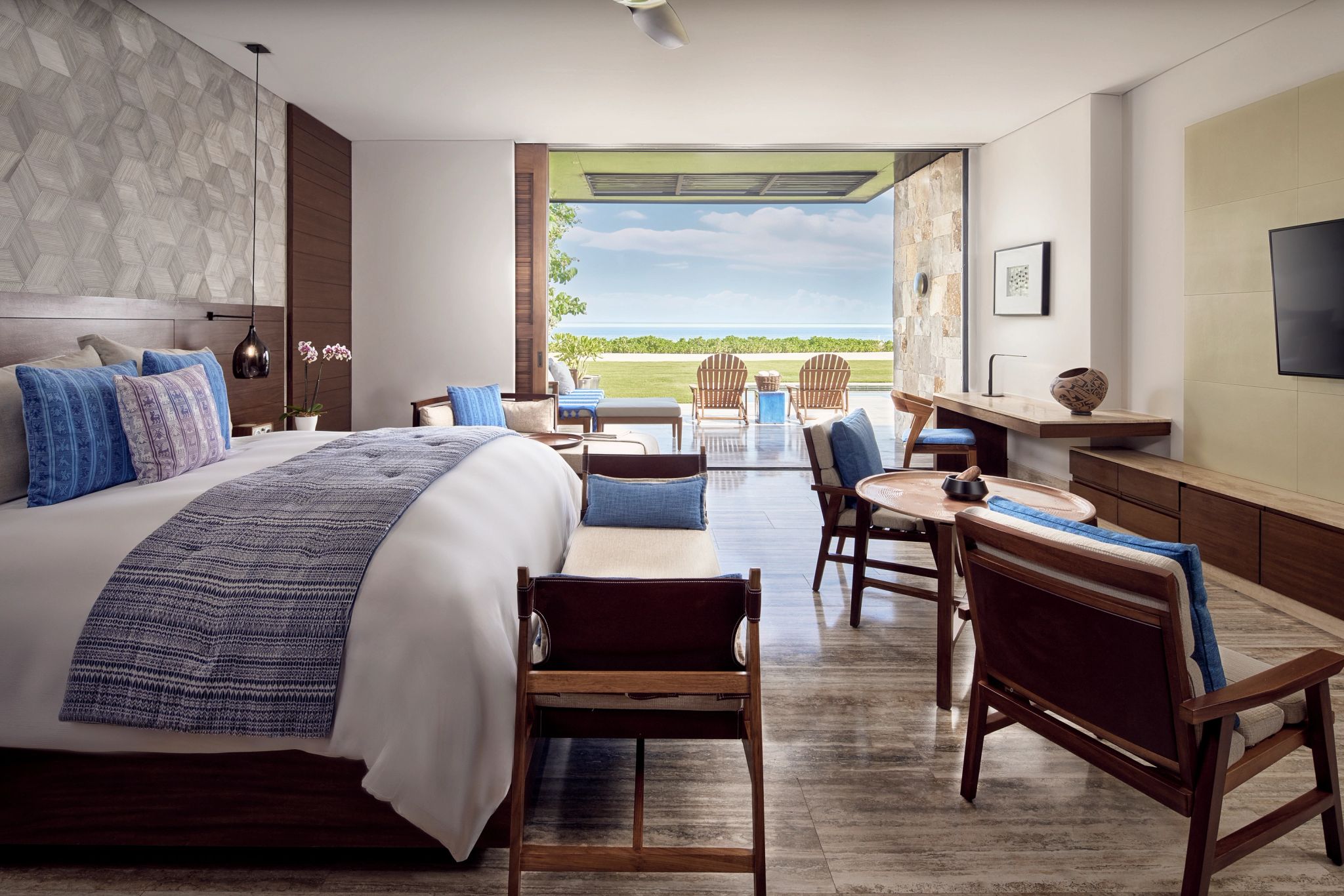 Zadun Two Bedroom Suite Beachfront Terrace cama king - suite de luxo – suite com terraço - suite ampla - terraço privativo