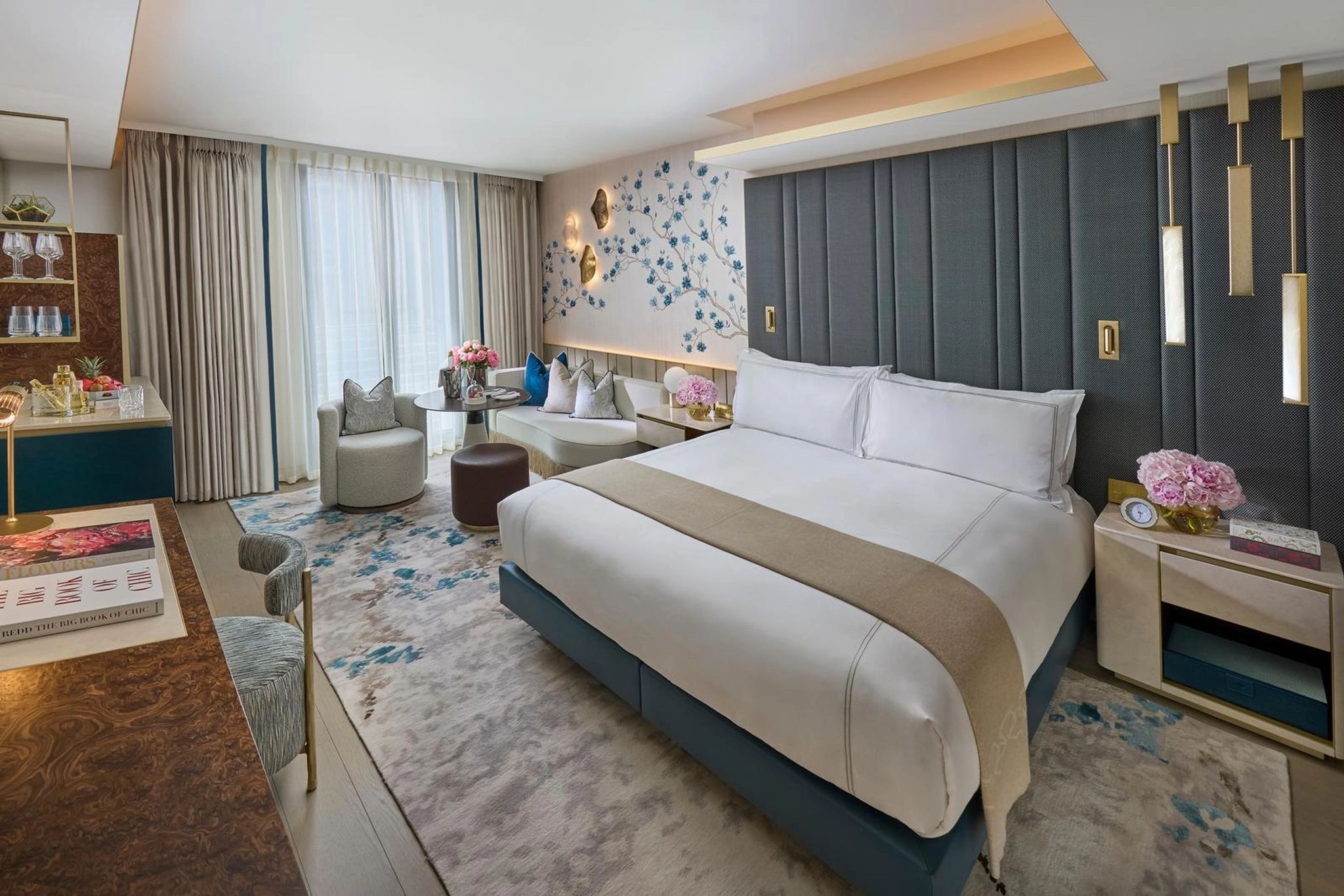 cama king - suite tres quartos - design moderno