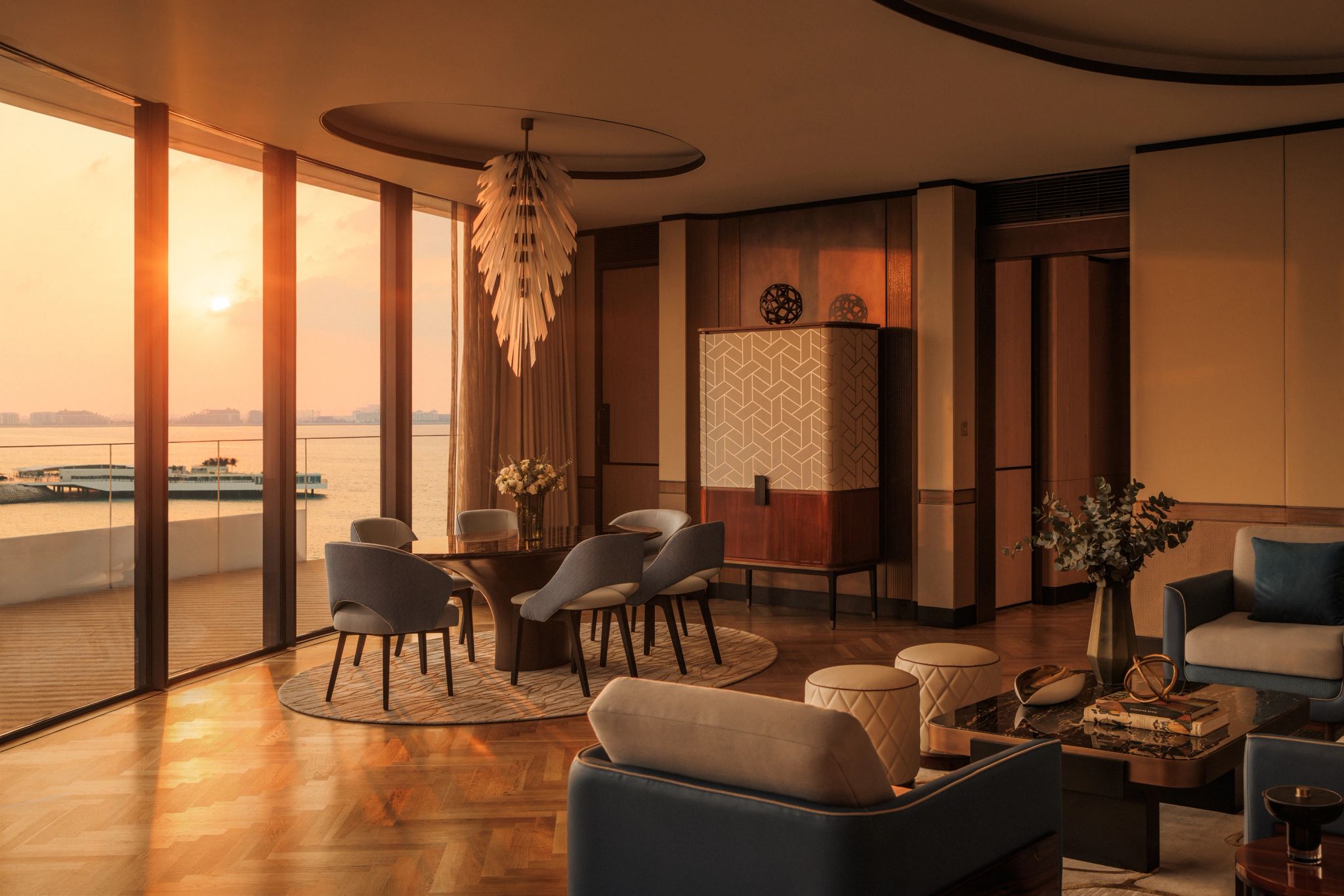 Ocean Terrace sala de estar - moveis premium - decoracao moderna