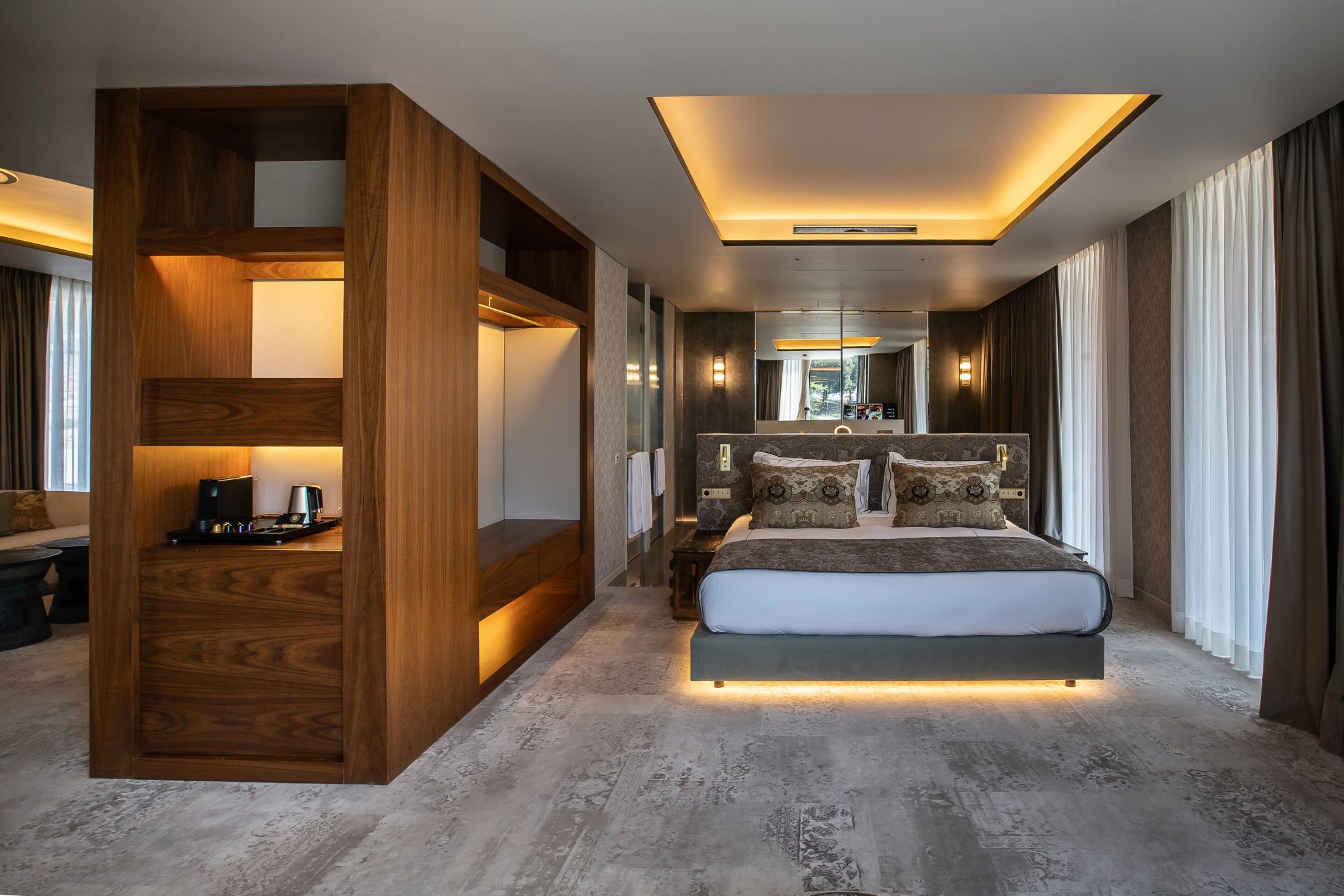 Vinha Master Suite cama king-size - suite de hotel - decoracao de luxo