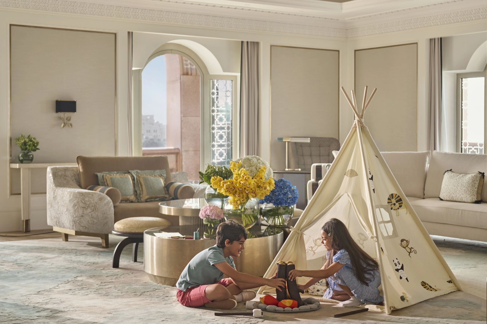 Royal Suite amenidades para crianças - sala de estar - lazer infantil