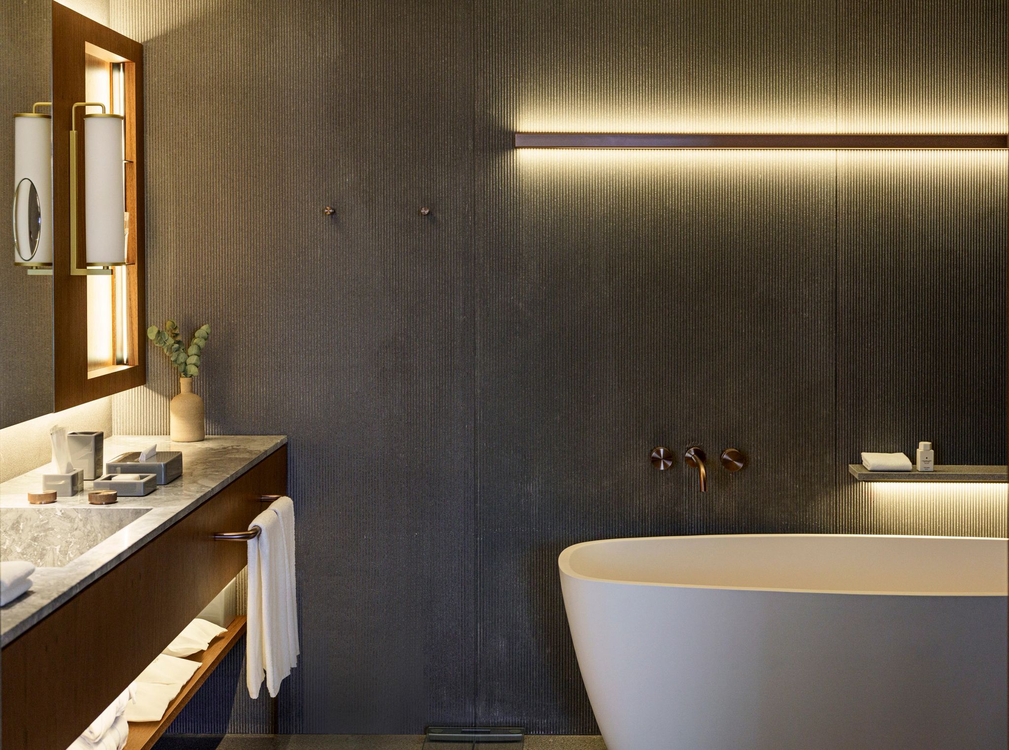 banho de banheira-banheira de luxo – banheira do hotel