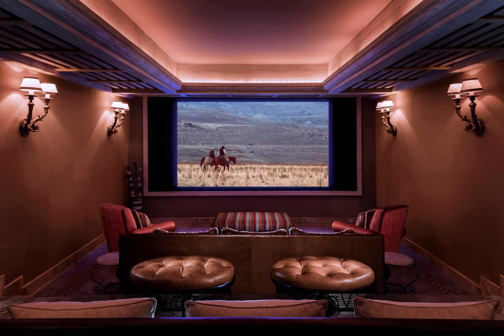 cinema privativo – sala de cinema – suite de luxo