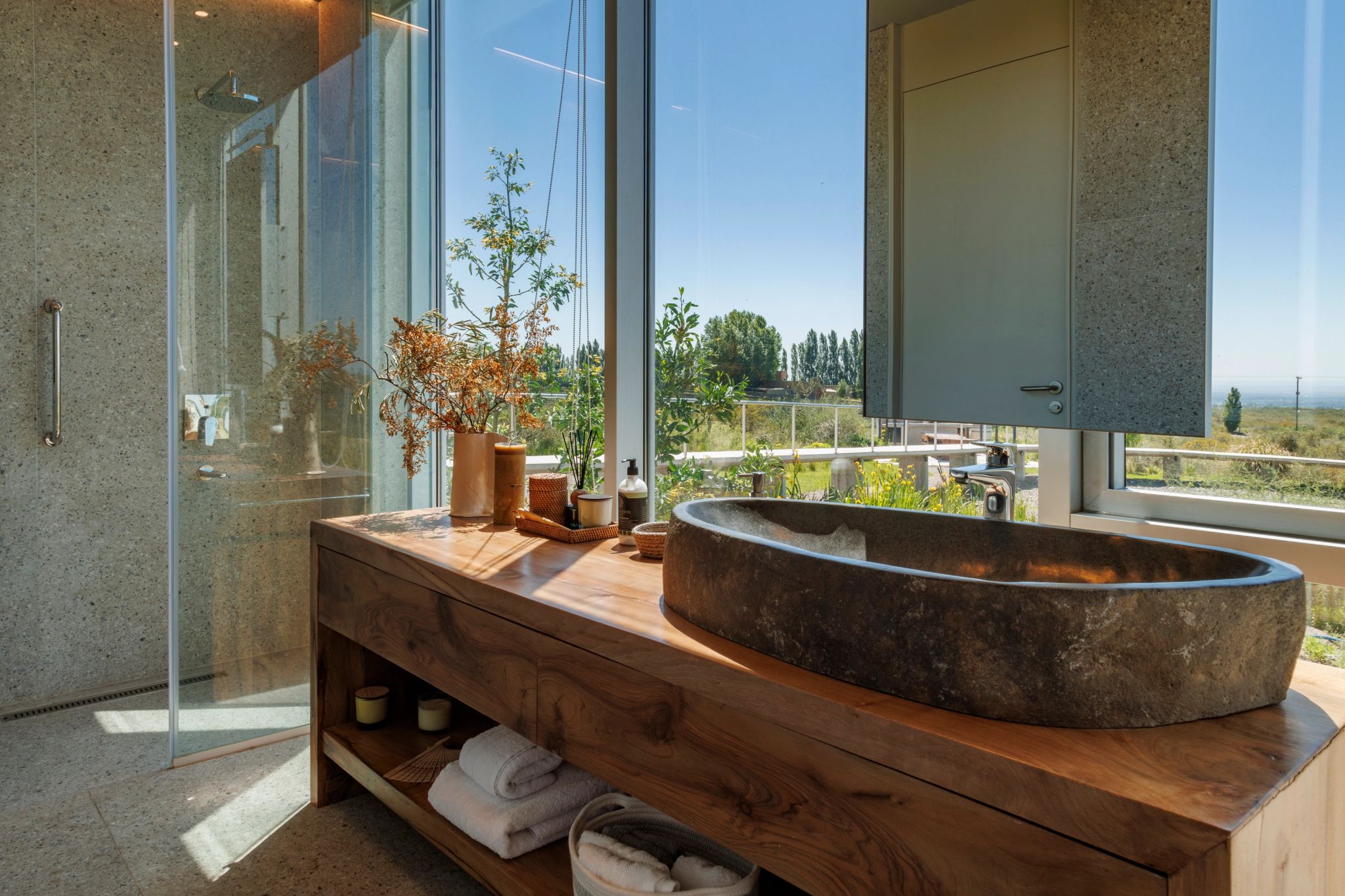 Casa La Amada banheiro premium - vista panoramica