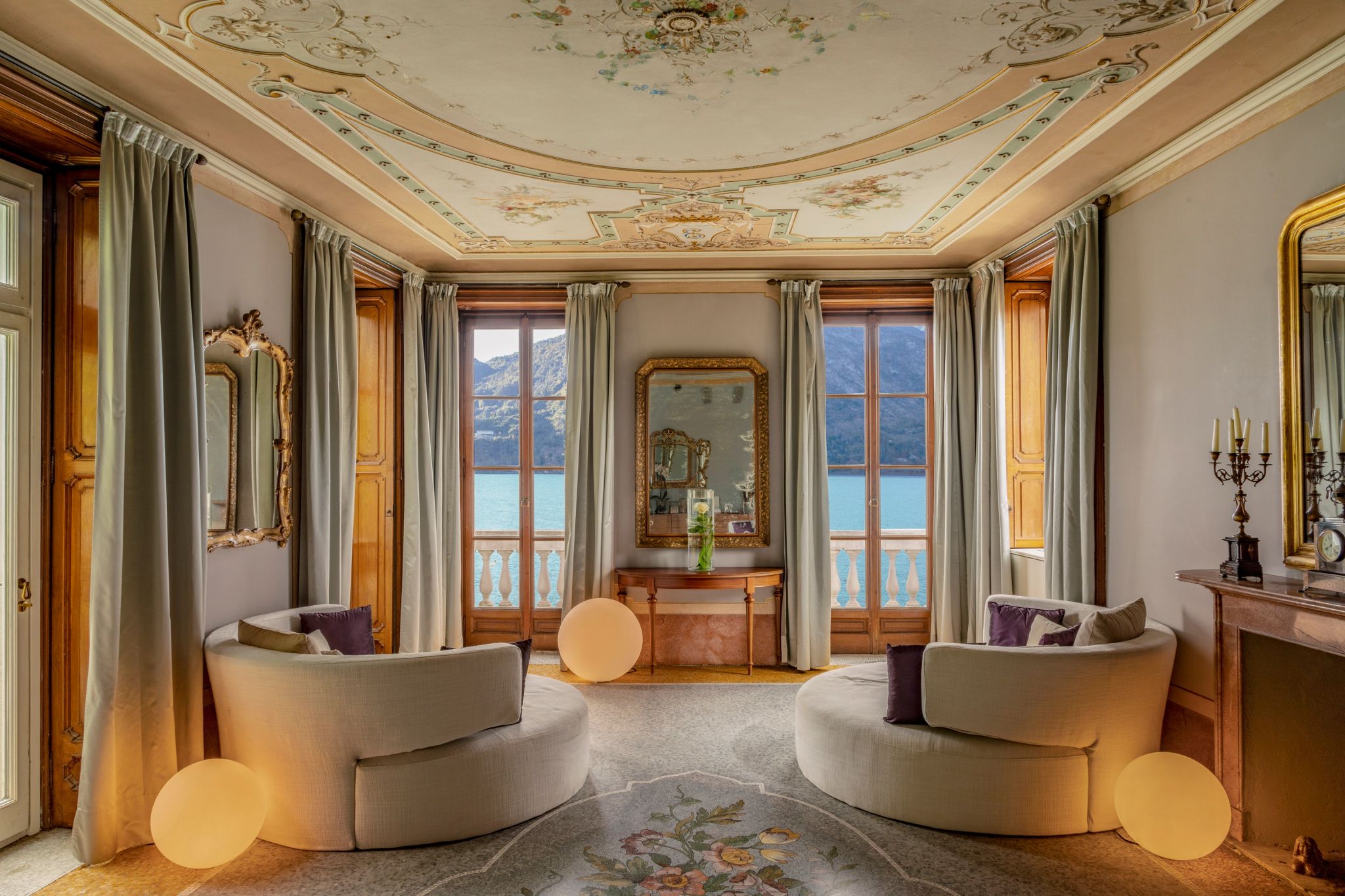 decoraçao classica – vista lago di como - chique