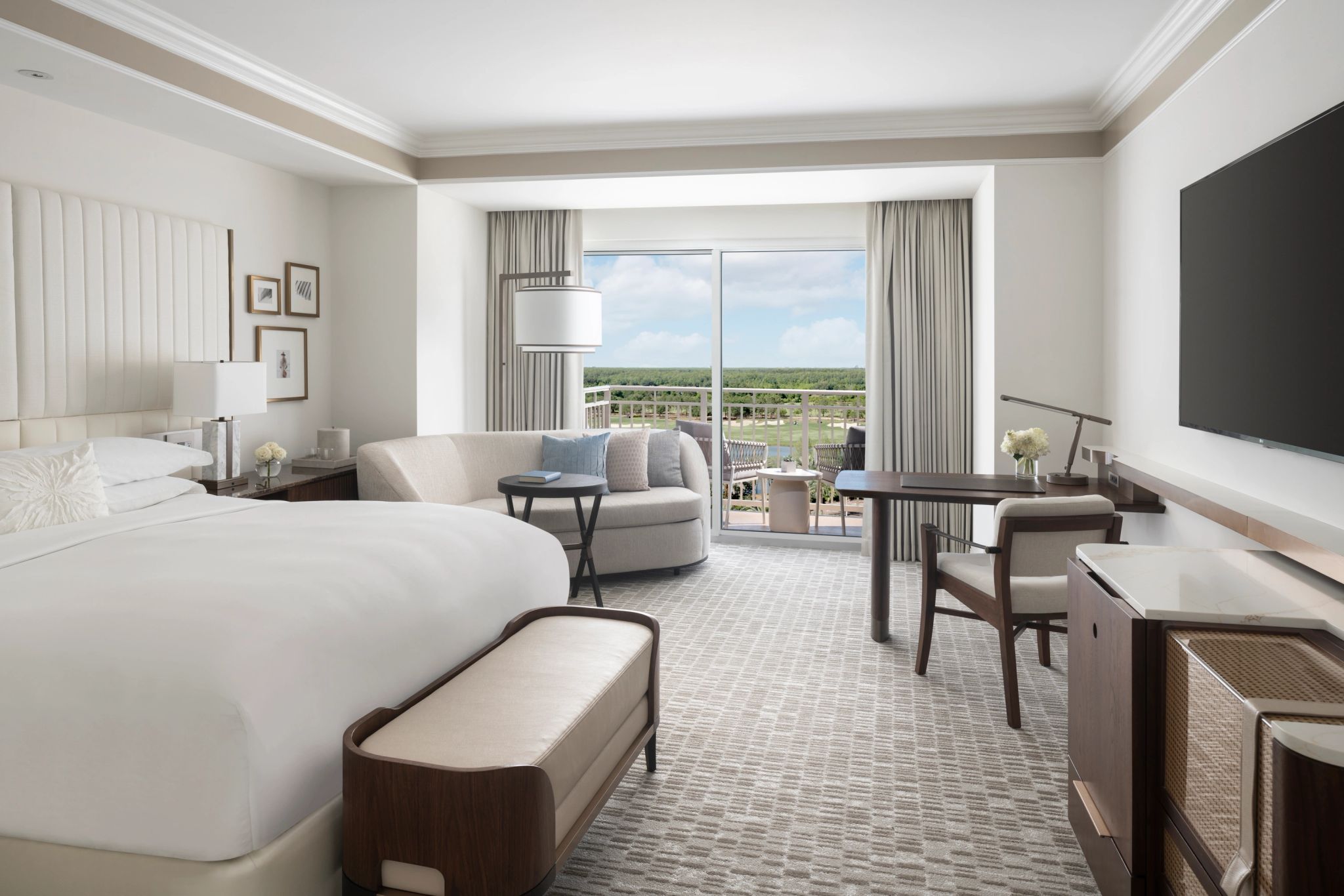 1 king, Lakefront View, Pool View quarto frente lago - quarto de hotel - quarto com vista