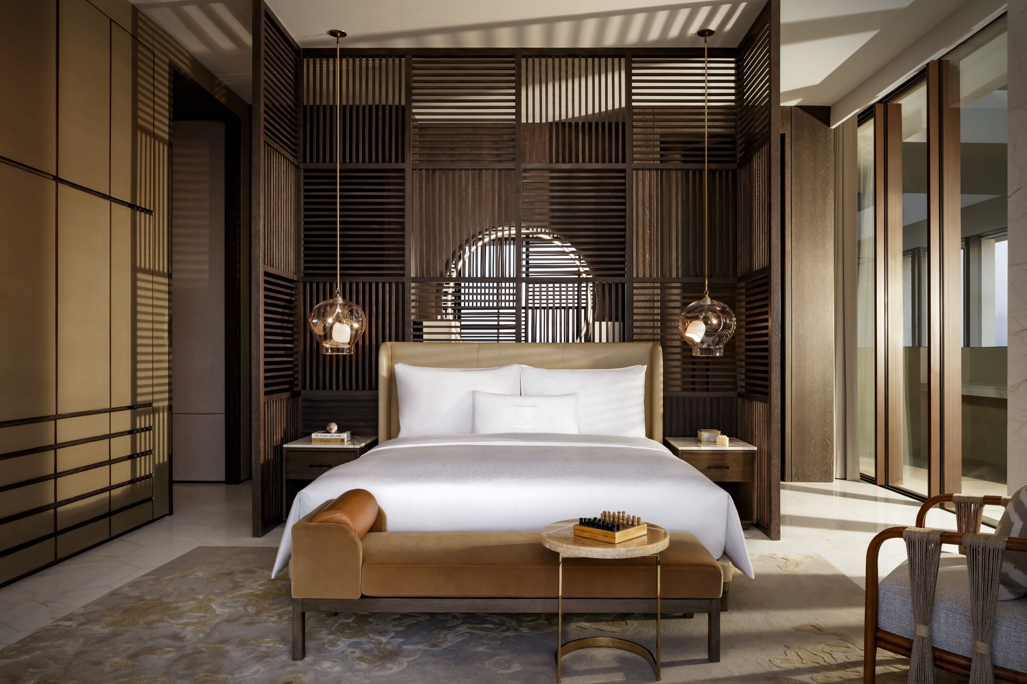 design de interiores – decoracao moderna – suite cama king