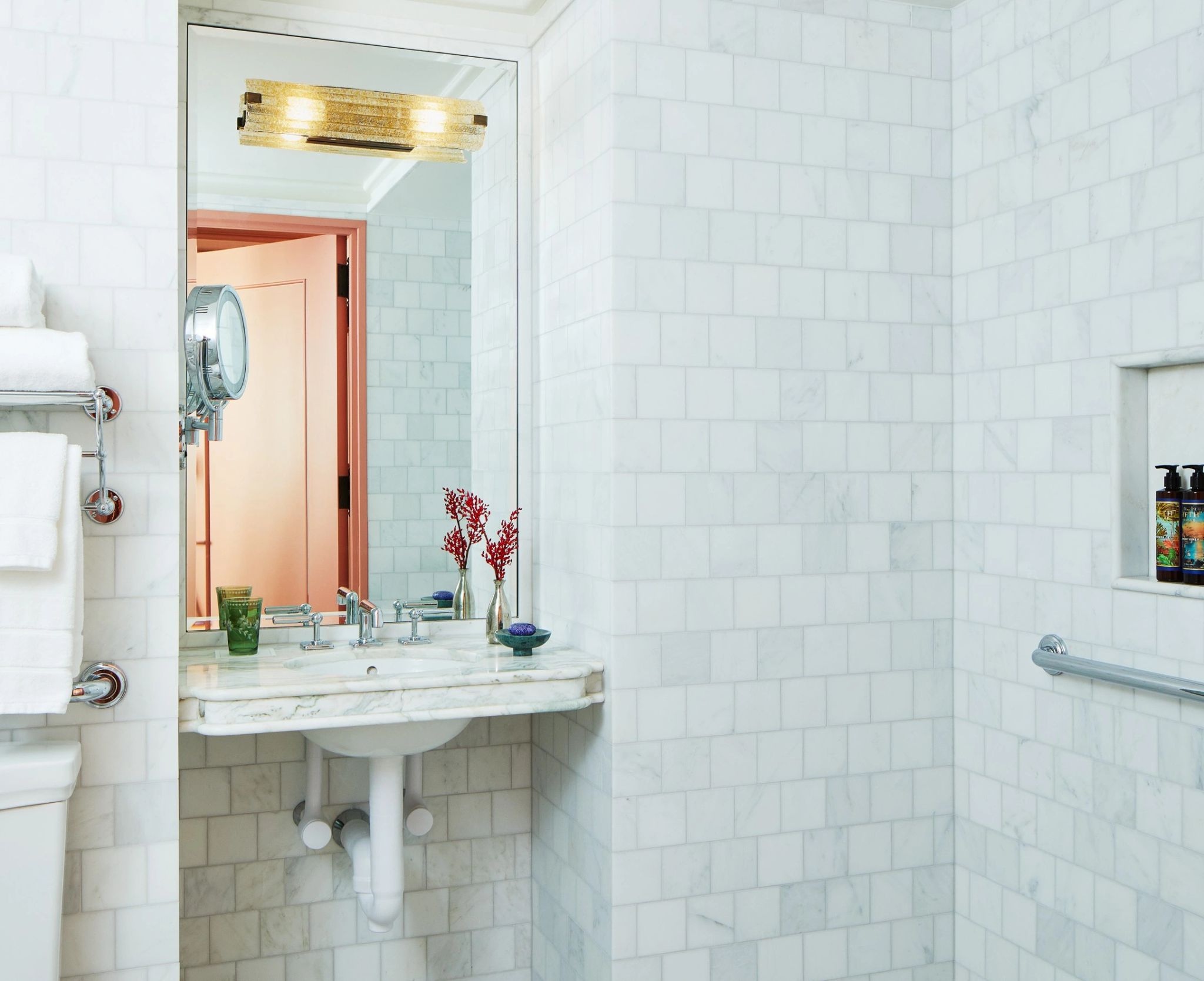 The Nomad Queen Accessible banho premium - banheiro da suite - amenidades de luxo