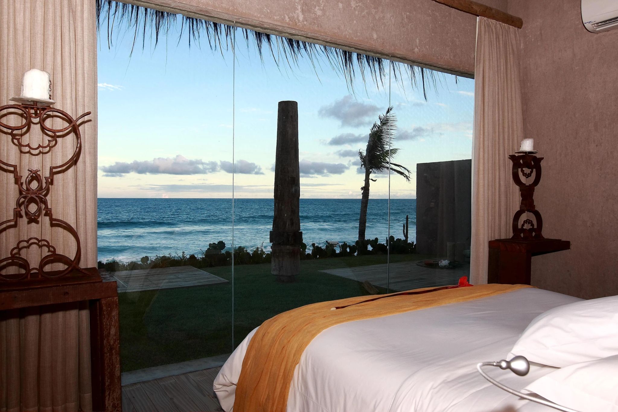 villa com vista praia - hotel pe na areia -hotel resort