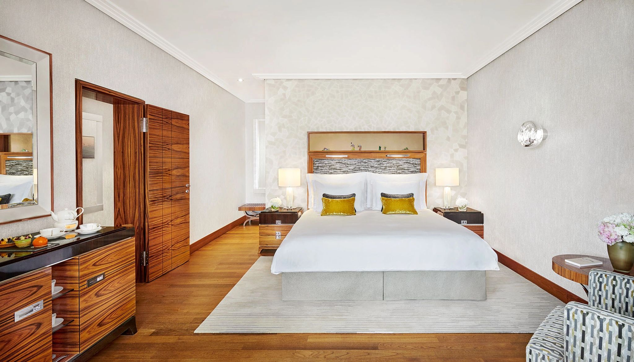suite do hotel - cama king-size - decoracao de luxo