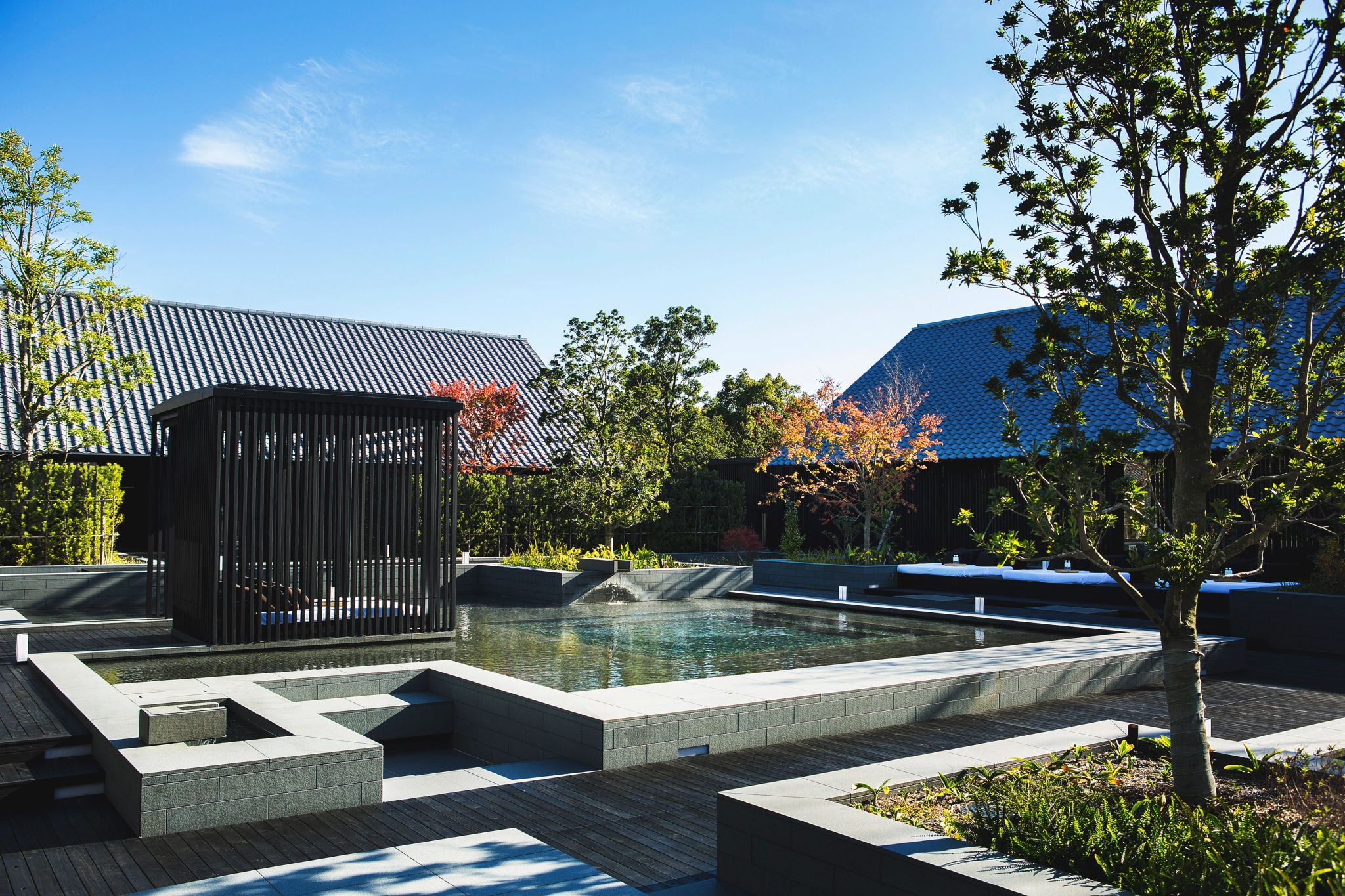 Aman Spa piscina do spa – piscina externa – piscina ao ar livre