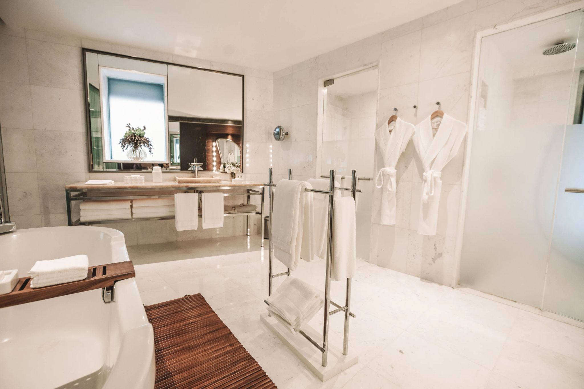 banheiro de suite de luxo - hotel fasano