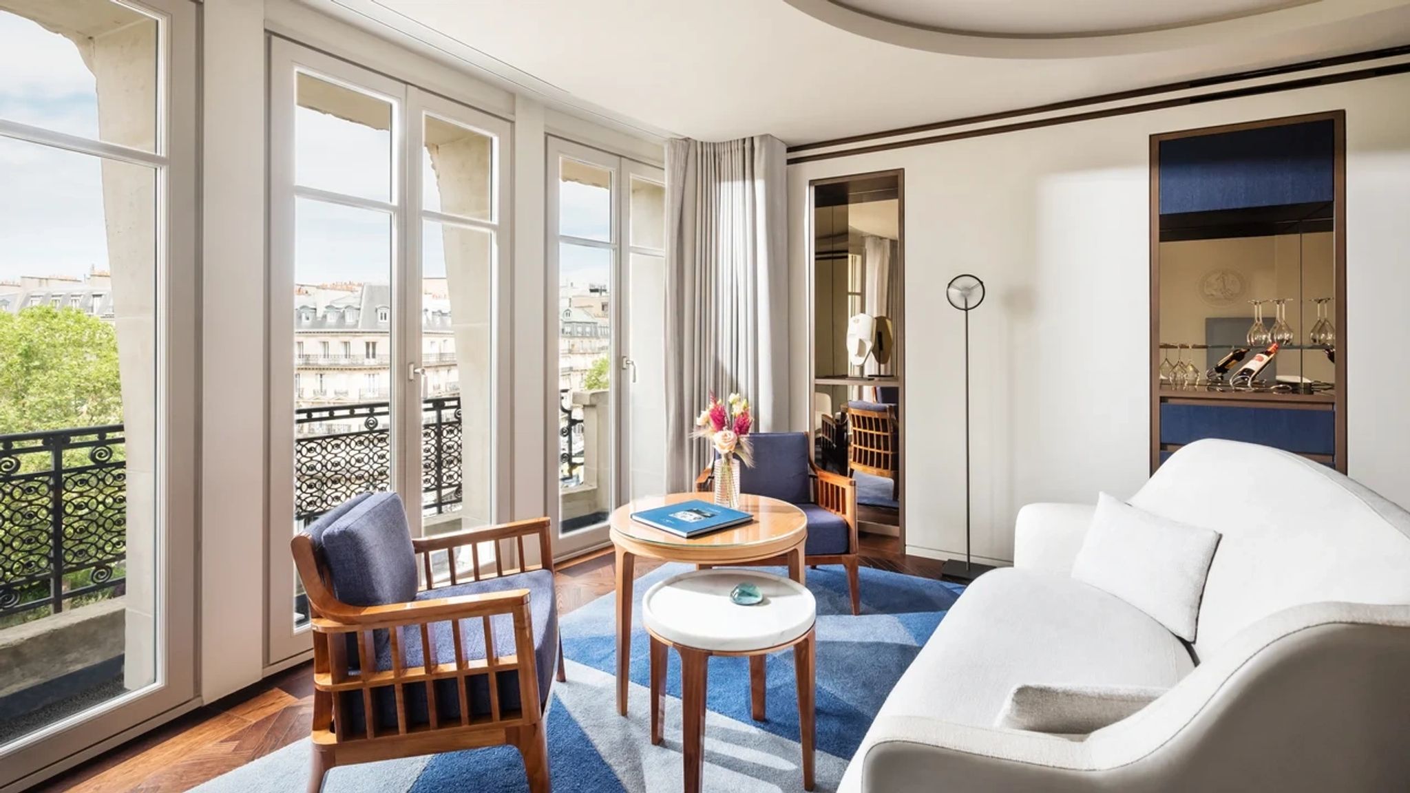 Family Suite sala de estar - sala chique - sala vista paris