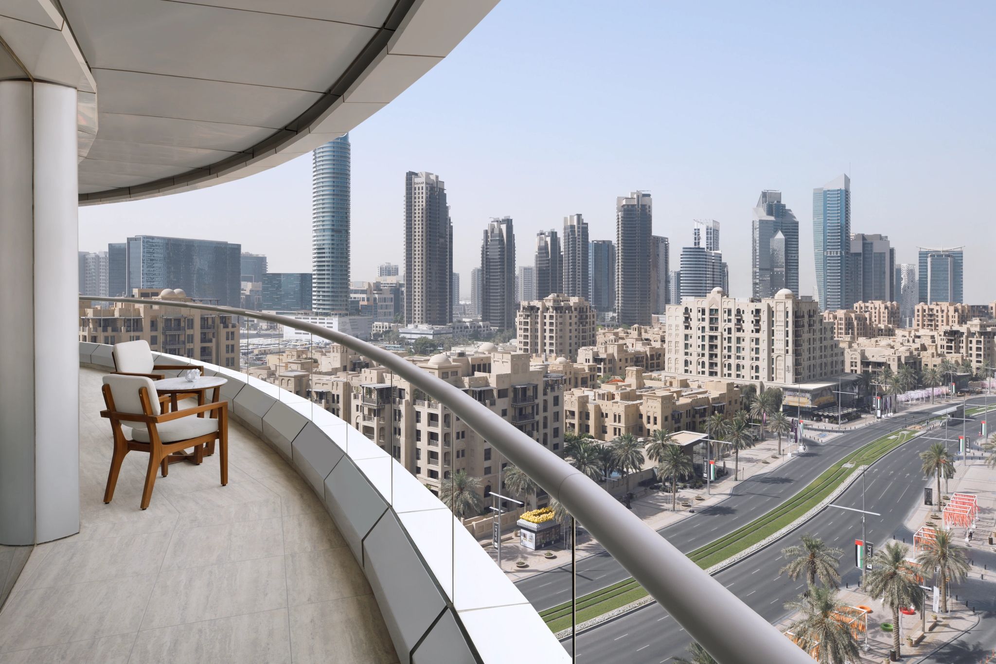 varanda quarto - quarto com vista - vista dubai
