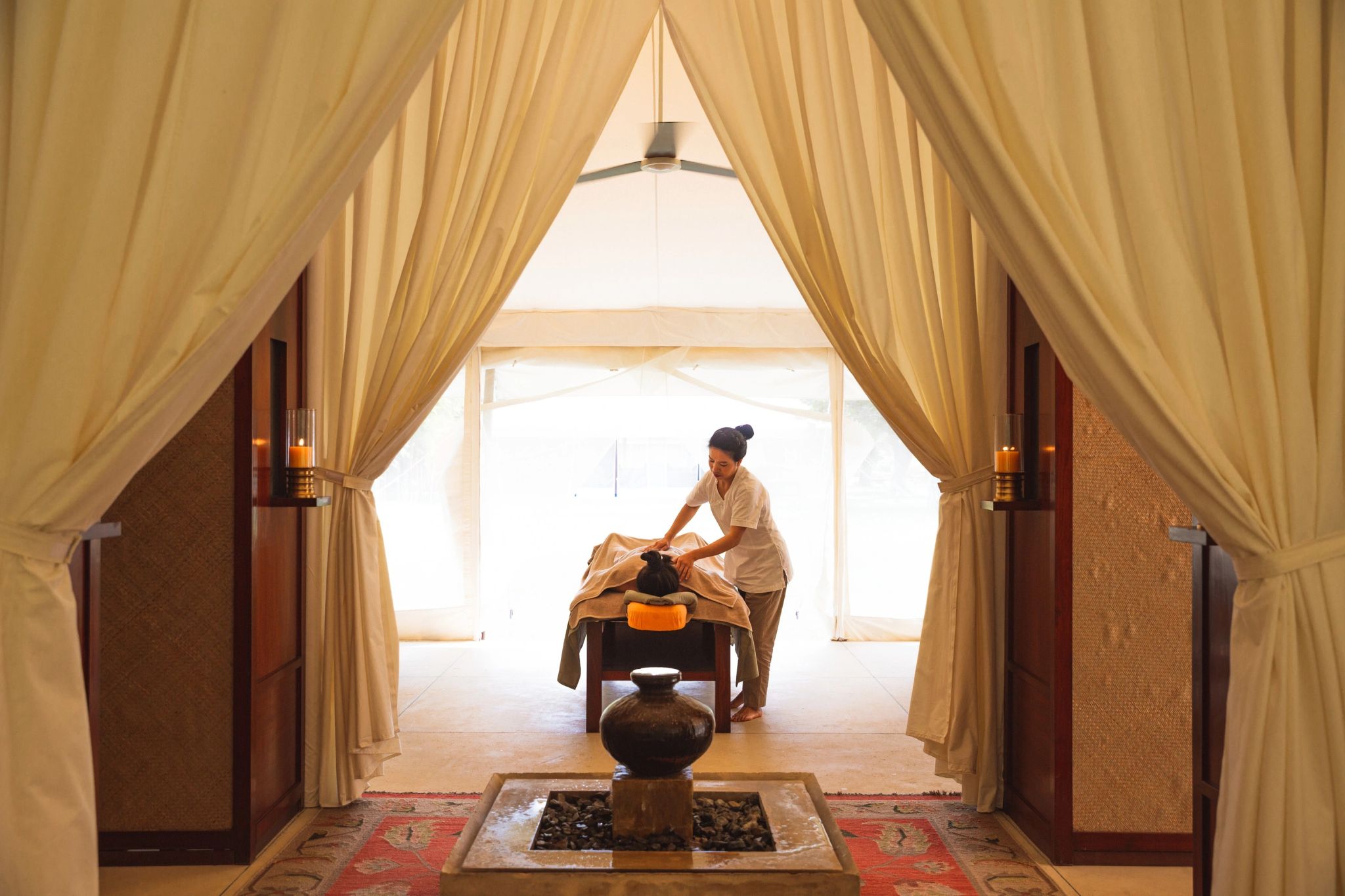 Aman Spa massagem relaxante - tratamentos de spa - aman spa