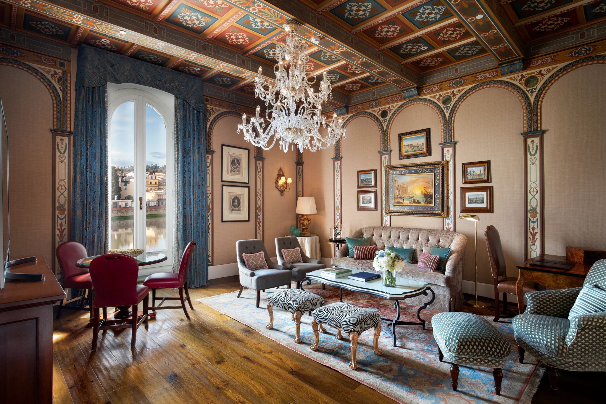 Royal Suite  suite grande - sala de estar - vista panoramica