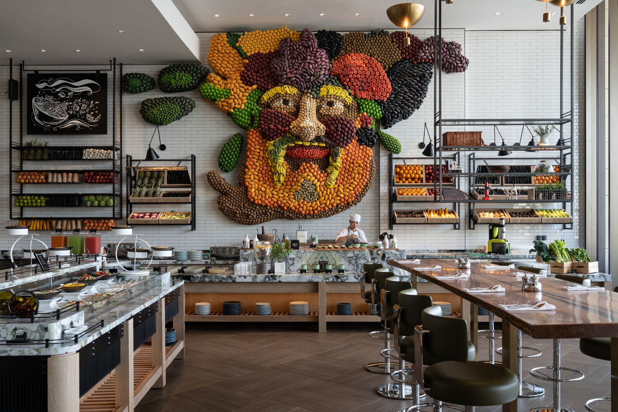produtos frescos do hotel – gastronomia saudável - restaurante em dubai