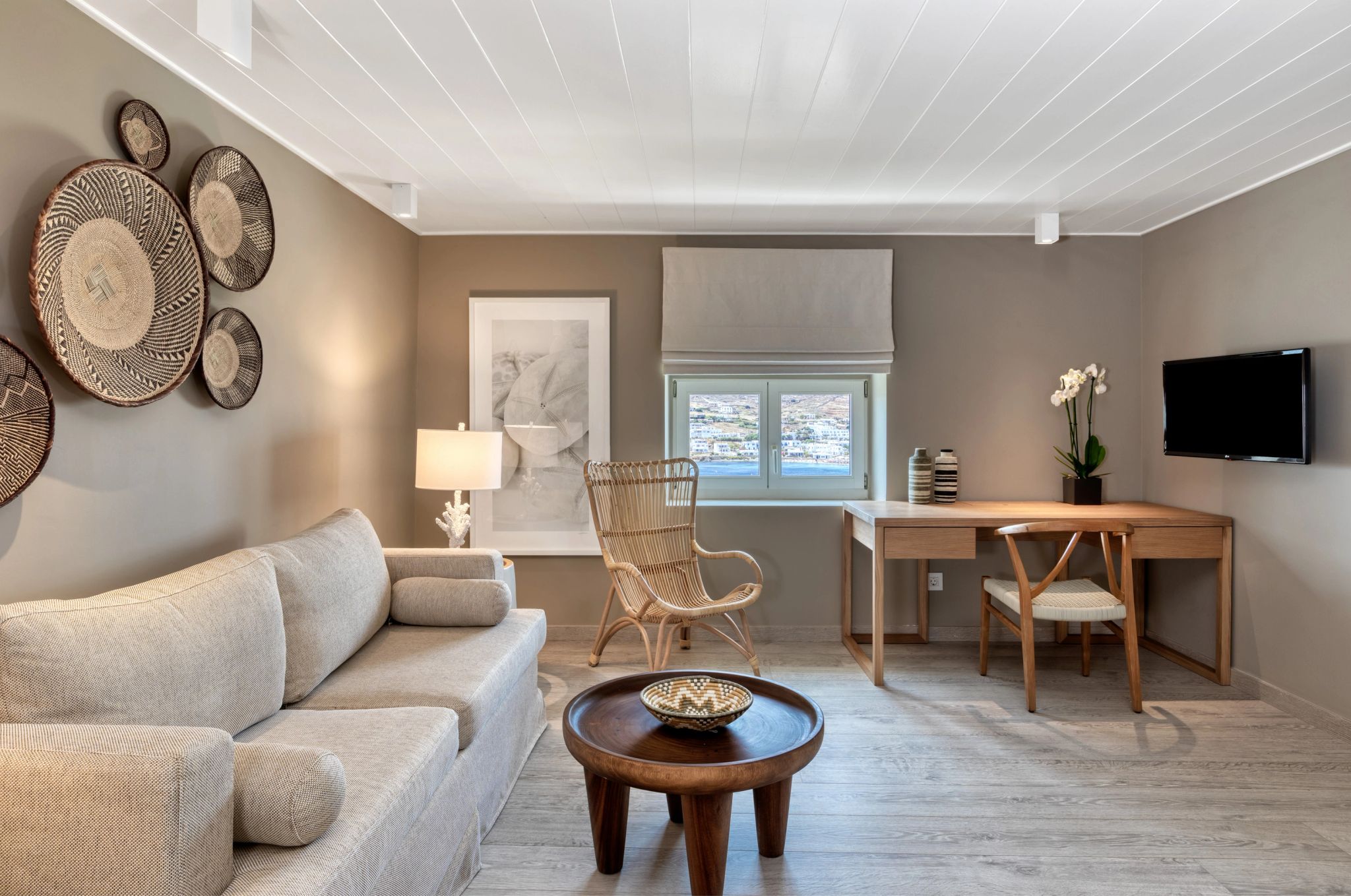 sala de estar - quarto com sala - sala moderna