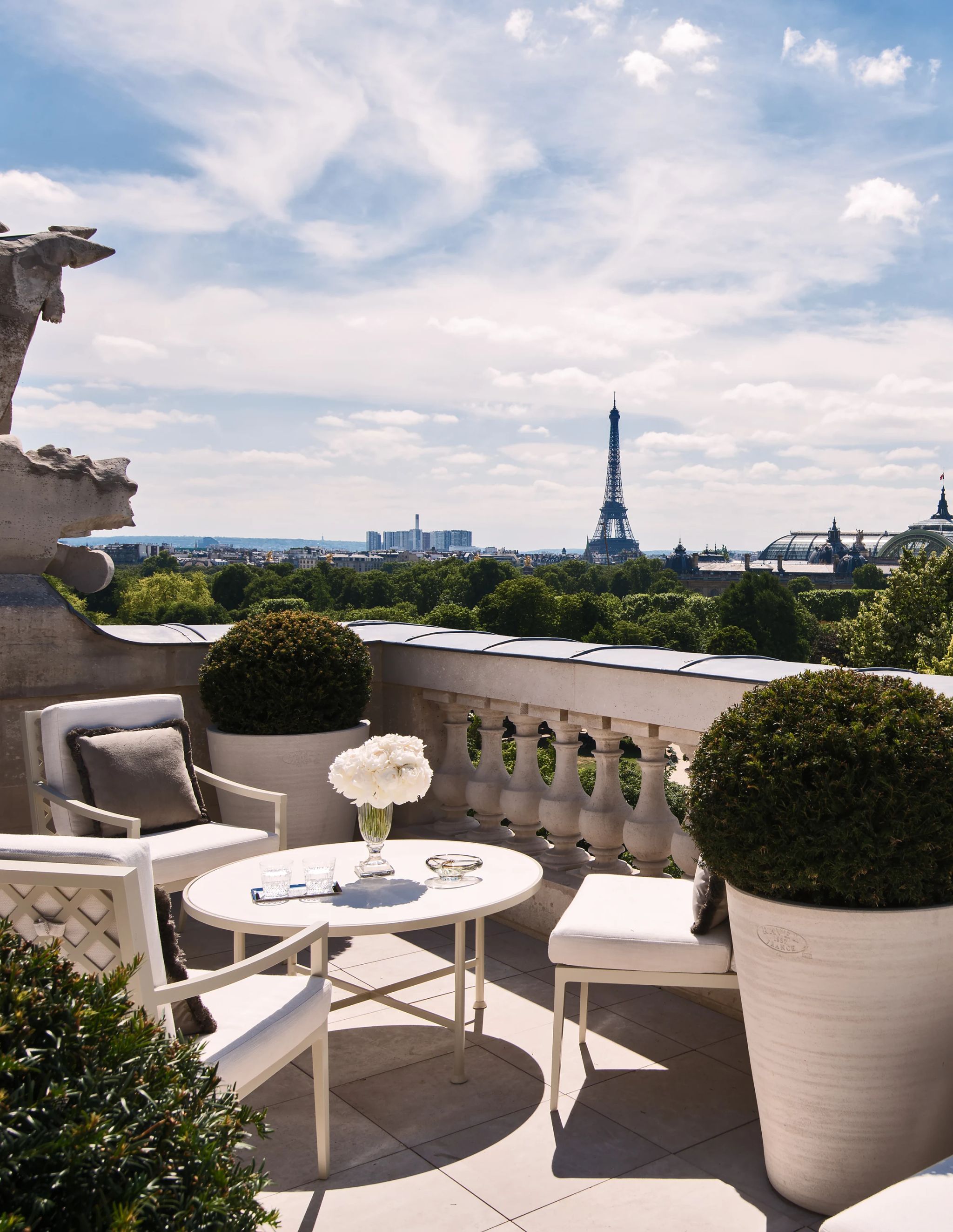 terraço hotel de crillon - terraço parisiense