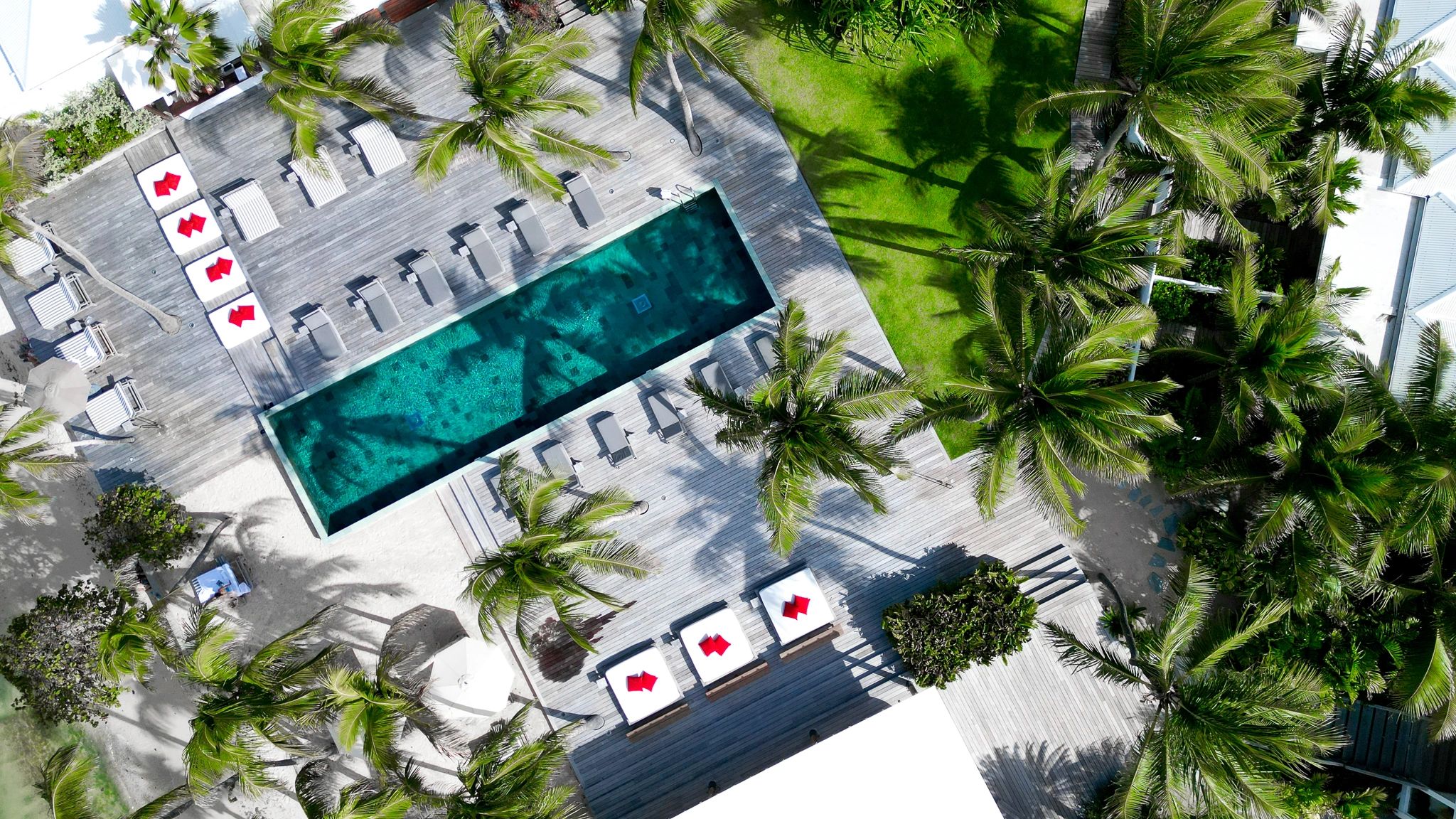 Piscina do Le Sereno St Barth piscina externa - piscina ao ar livre - hotel com piscina - lazer ao ar livre