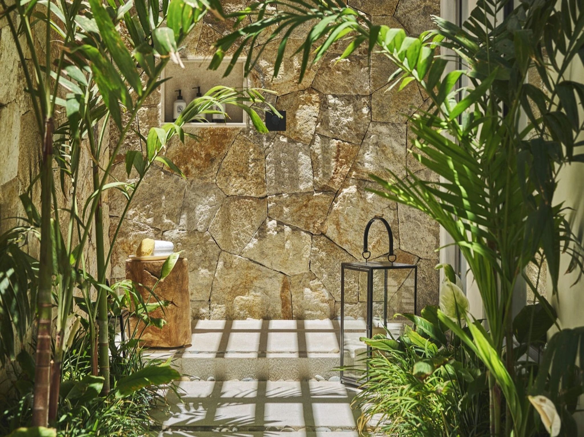 Ocean View Casita Plunge Pool King chuveiro ao ar livre - banho ao ar livre - jardim privativo