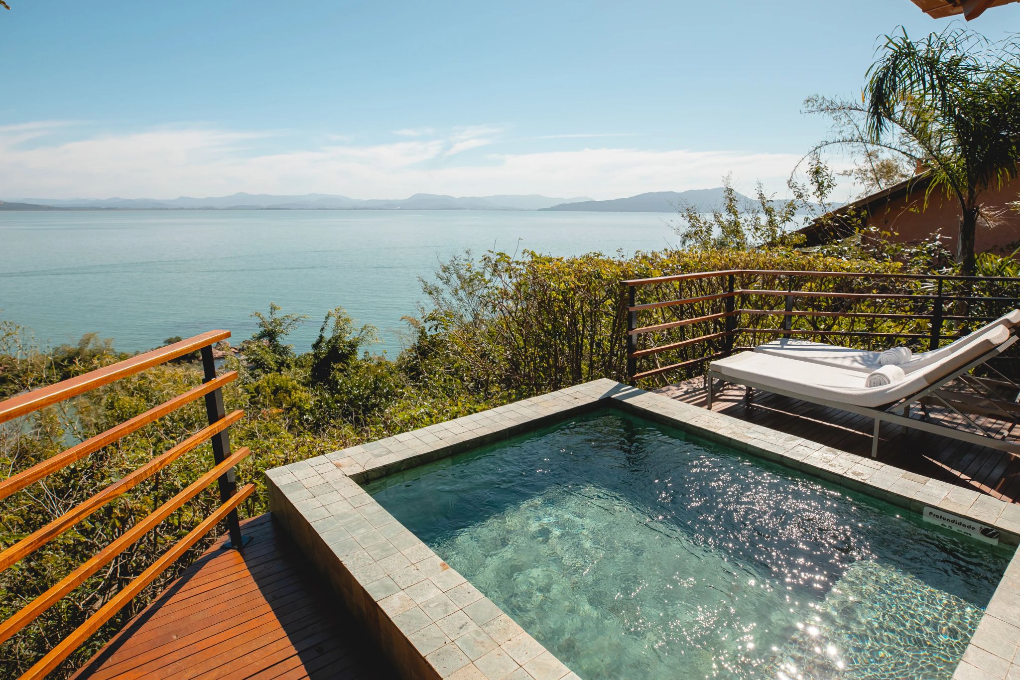 piscina privativa - hotel de luxo no brasil