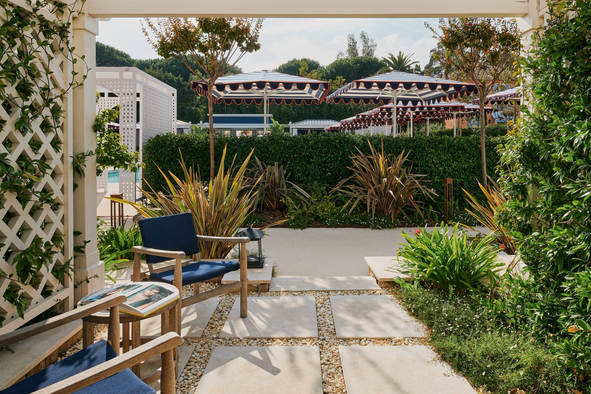 Deluxe Terrace terraco mobiliado - varanda - jardim de luxo