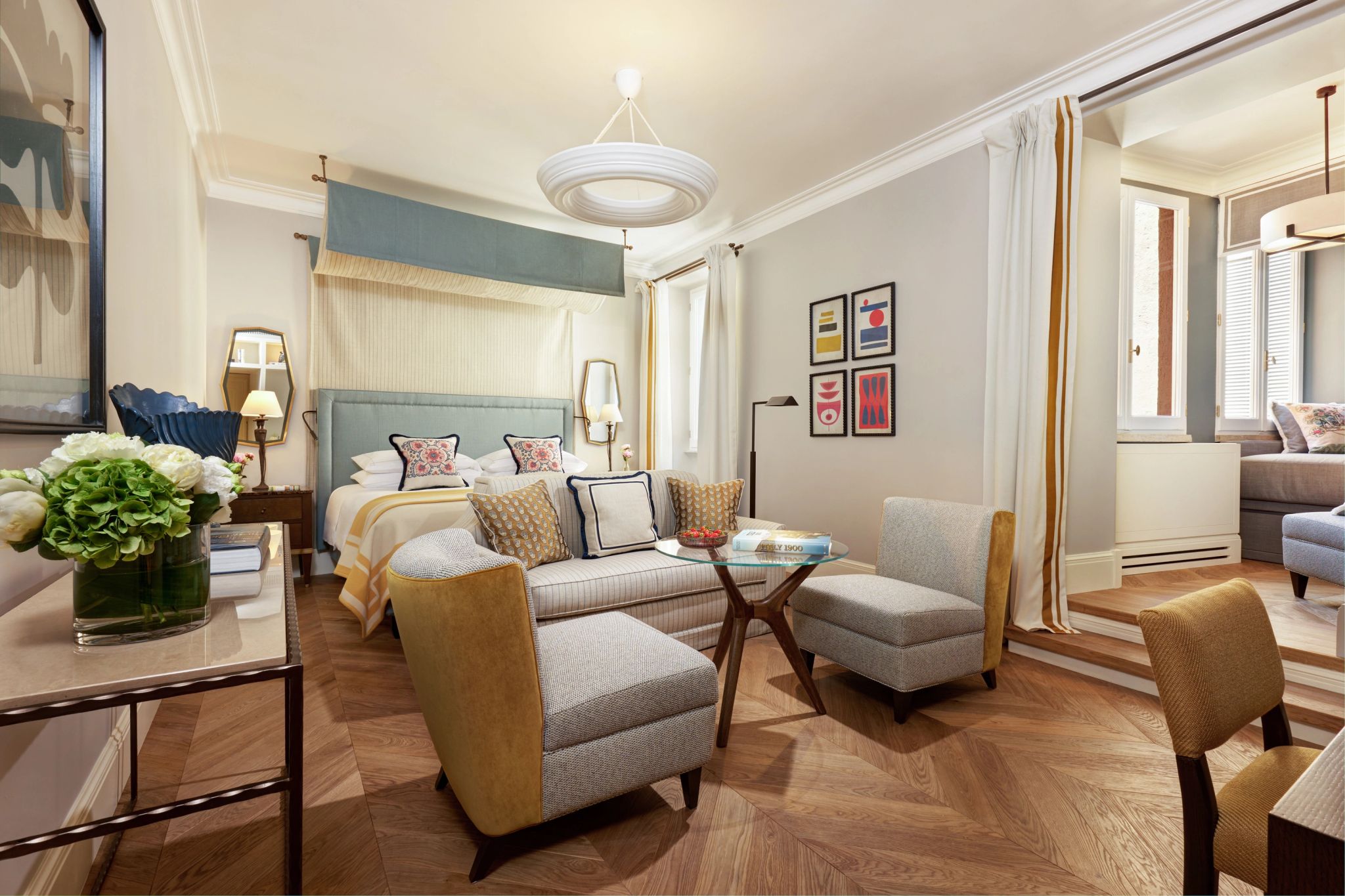 Superior  quarto espaçoso - quarto com sala - quarto de hotel