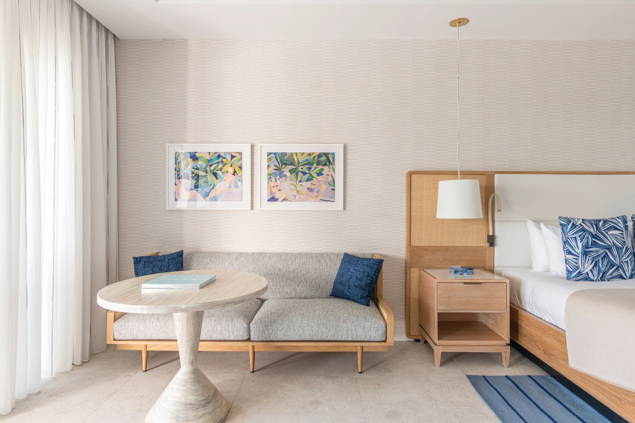 Junior Suite decoraçao moderna - suite com sala - sala integrada - sofa confortavel - sala chique