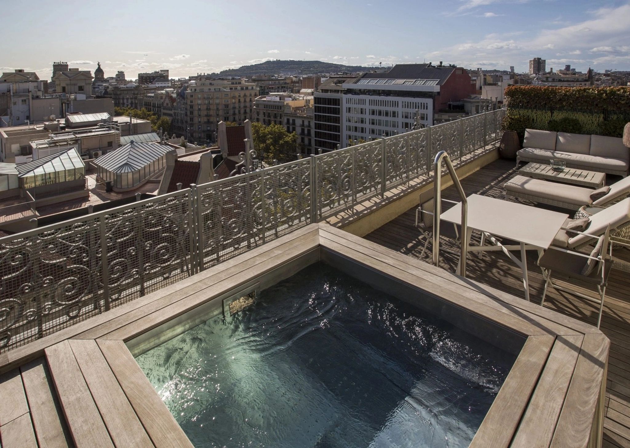 Penthouse Suite terraço com piscina - terraço privativo - suite com terraço