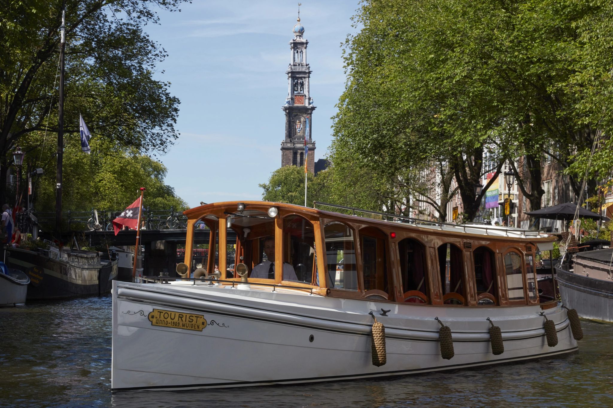 barco turistico - rotas pelos canais - passeio privativo em amsterdam