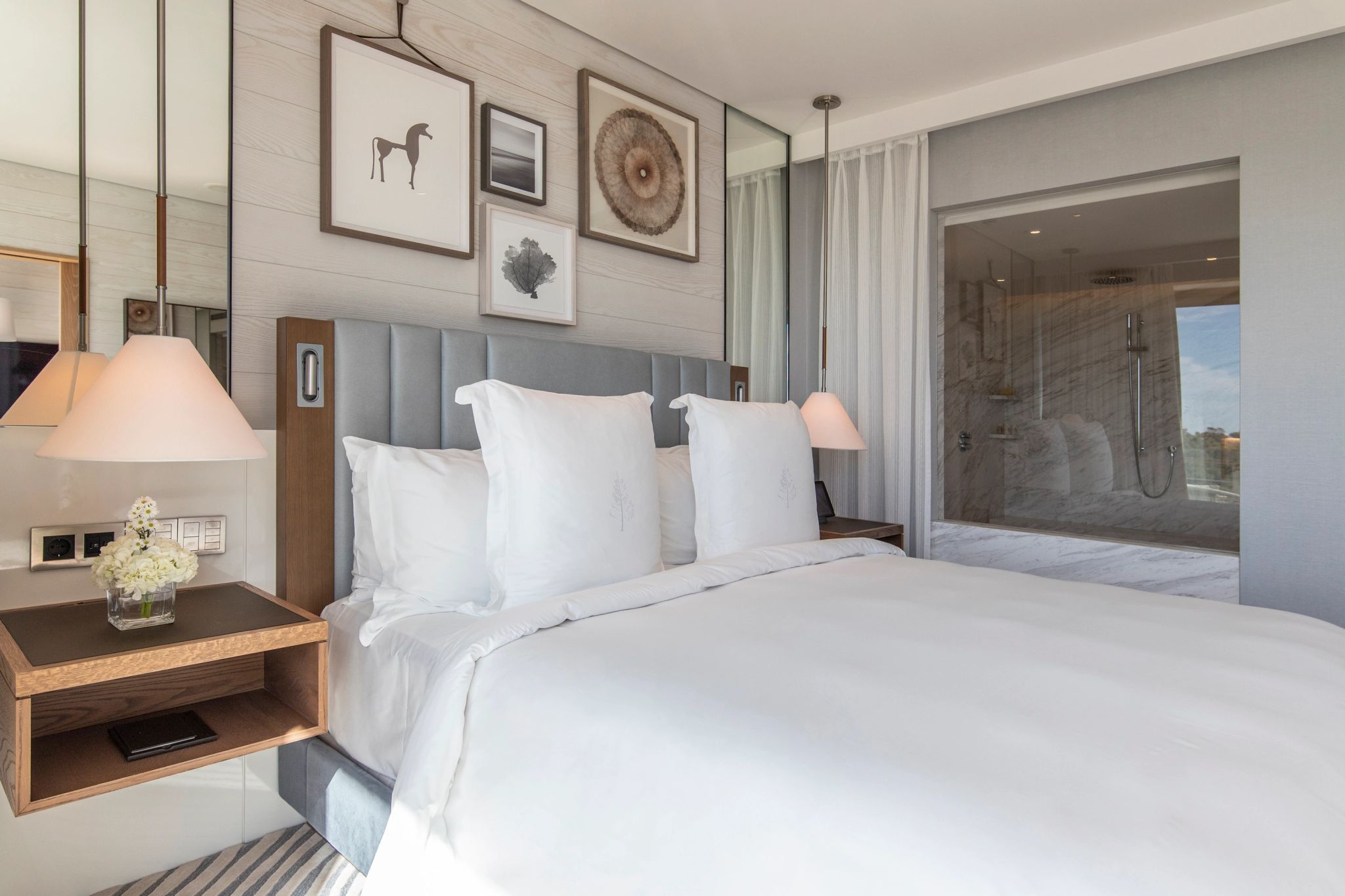 Arion Pine View Junior Suite quarto de luxo - design moderno - quarto de hotel