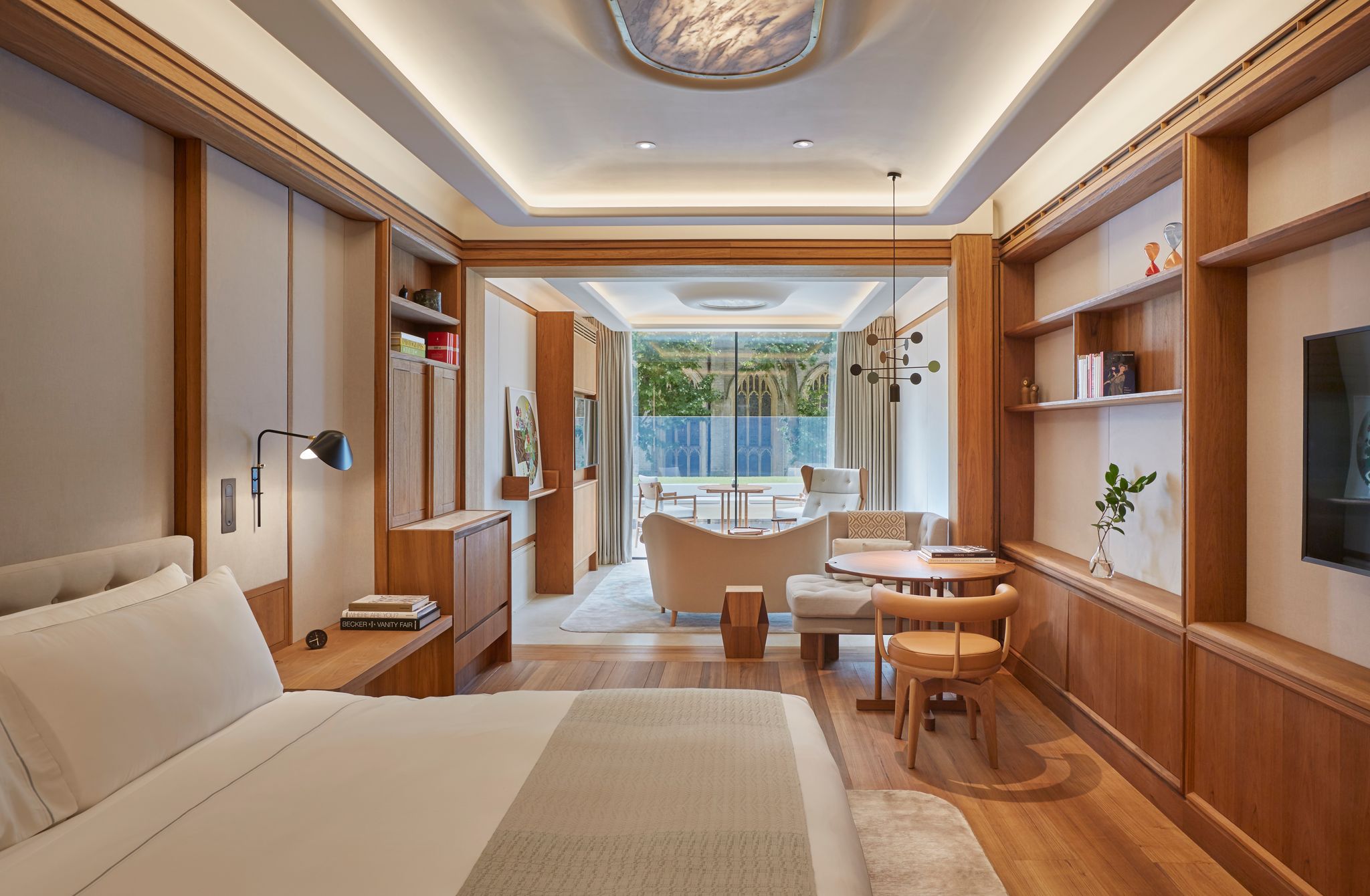 sala da suite – sala privativa – decoração moderna