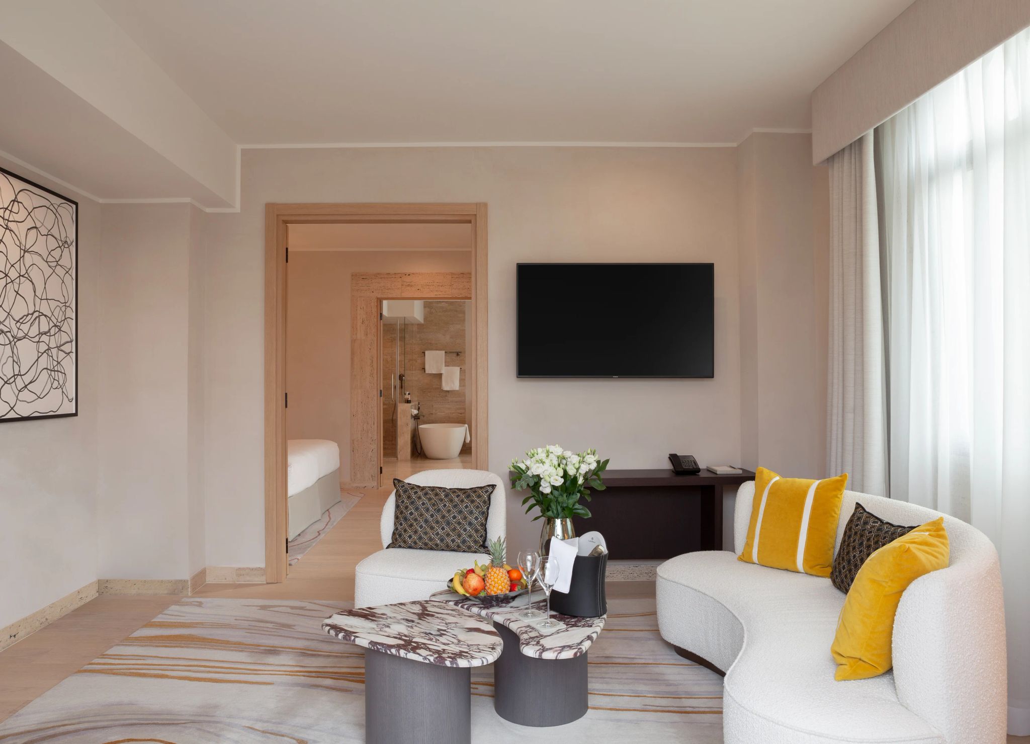 sala privativa – suite com tv – suite com sala