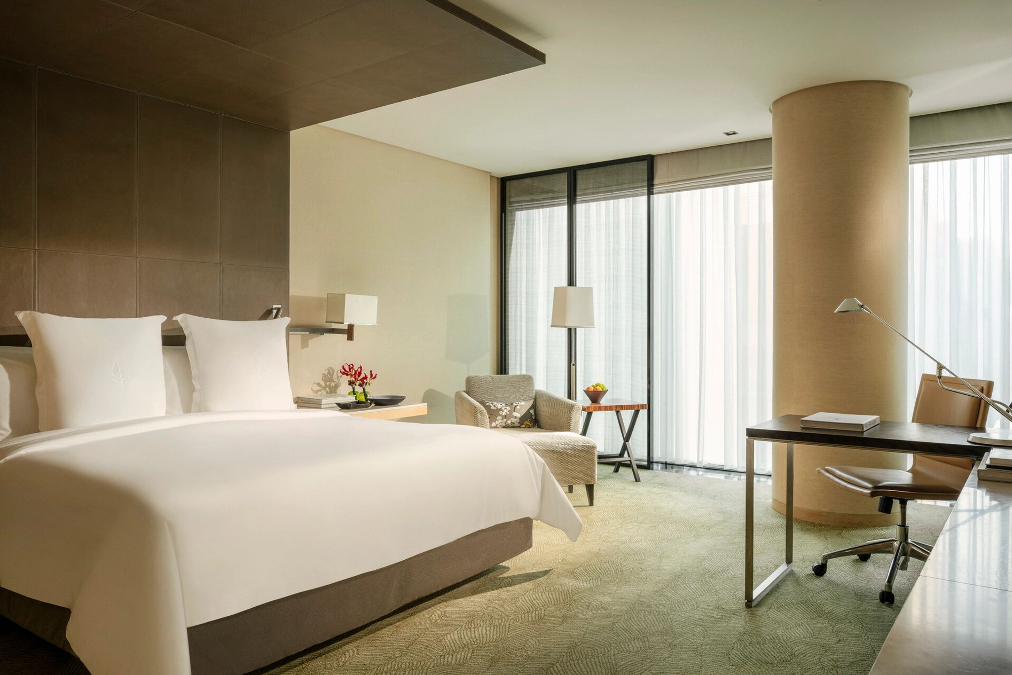 quarto de hotel - cama de casal