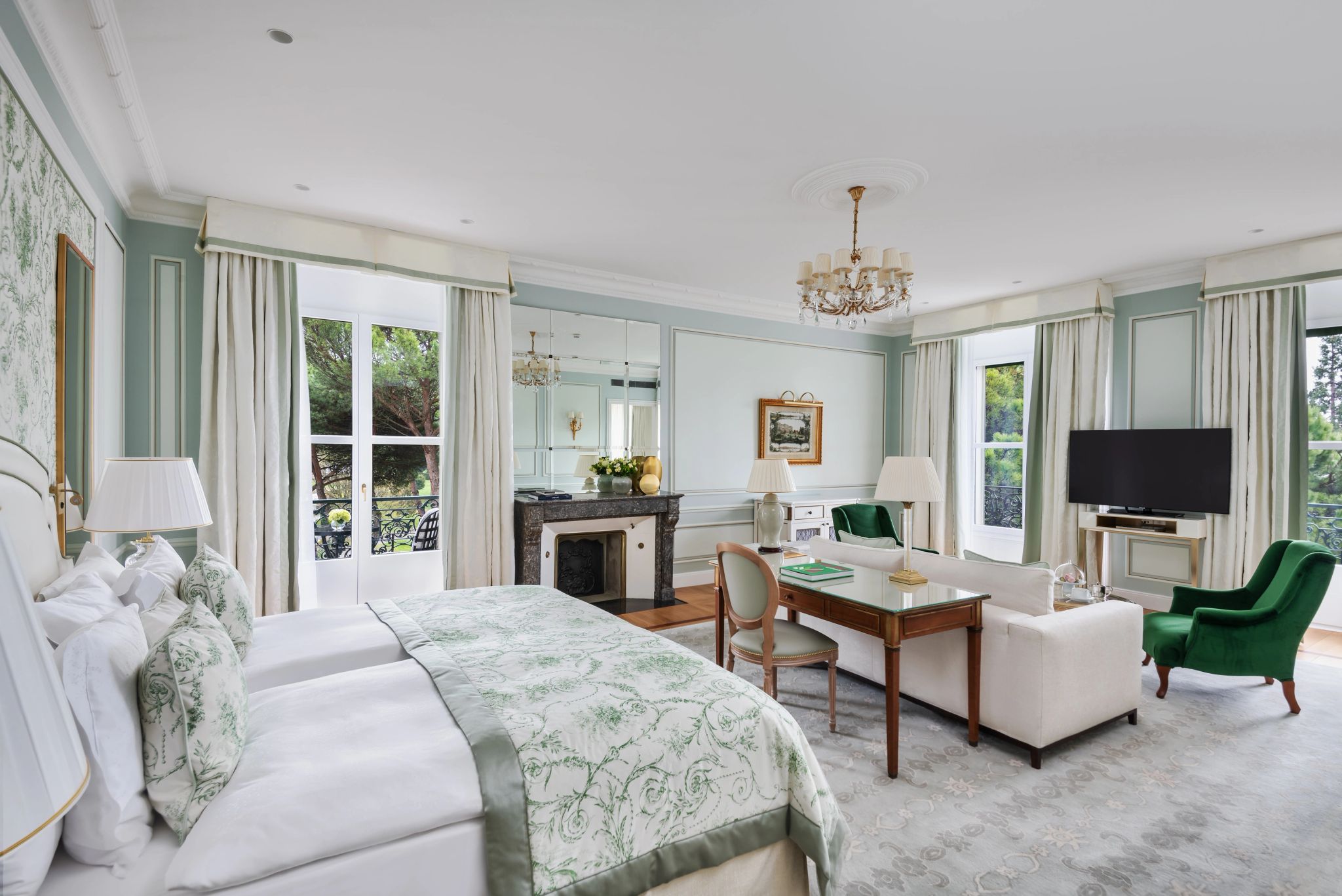 Junior Suite Beau Rivage  suite junior – sala de estar cama de casal