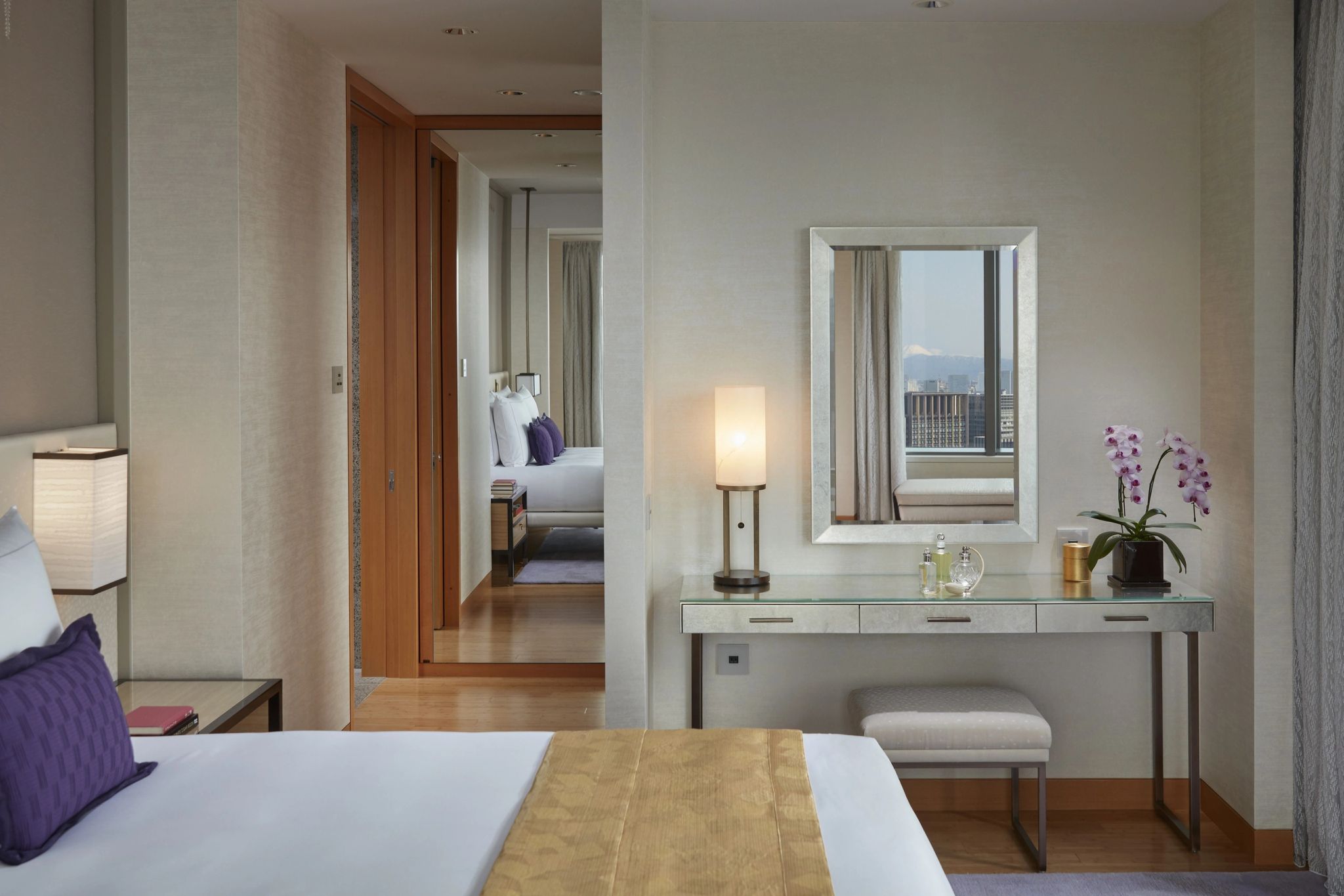 Premier Suite King penteadeira – design de luxo - decoraçao moderna - quarto king