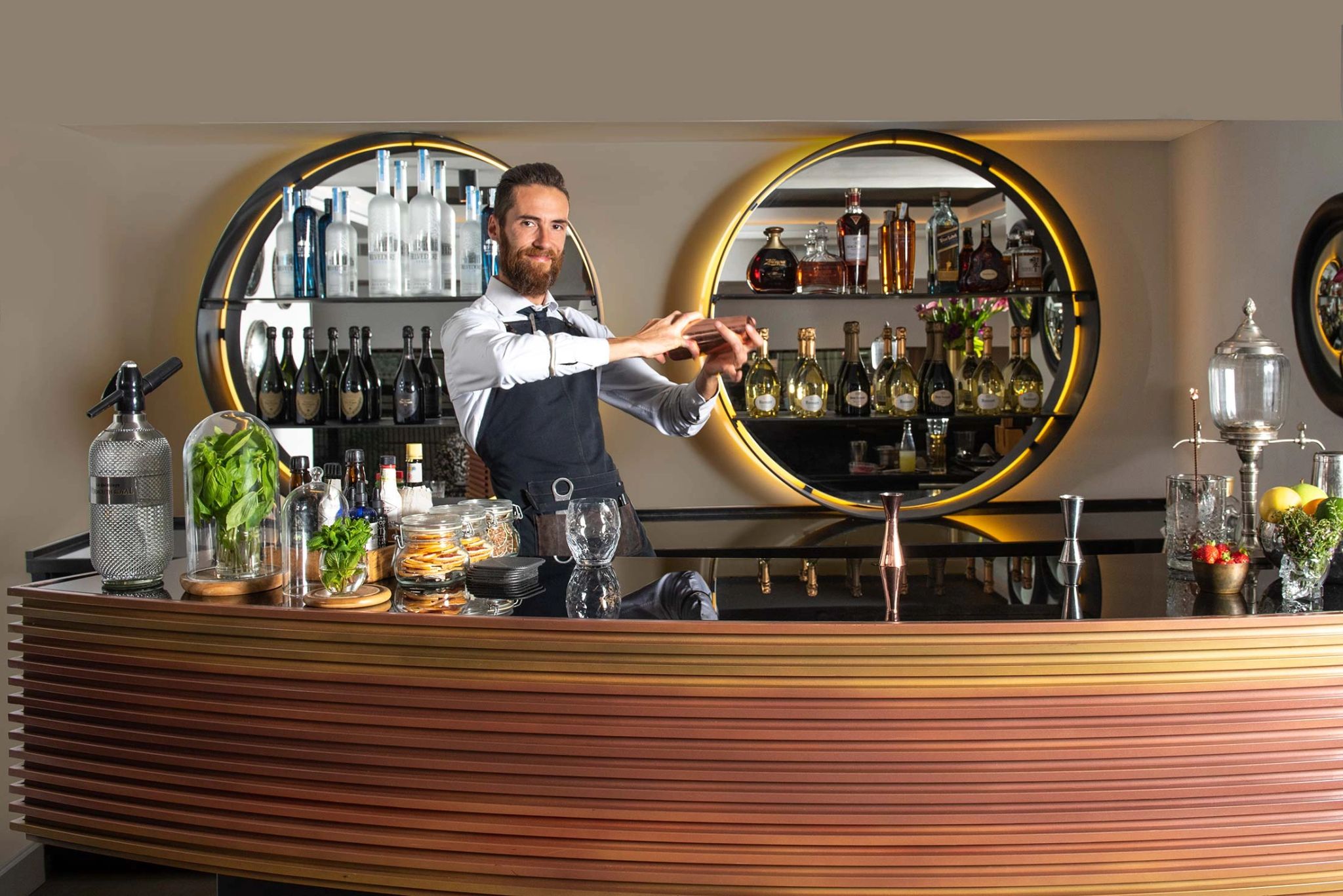 Bar Le Nine barman - bartender - destilados espanhois - coqueteis criativos