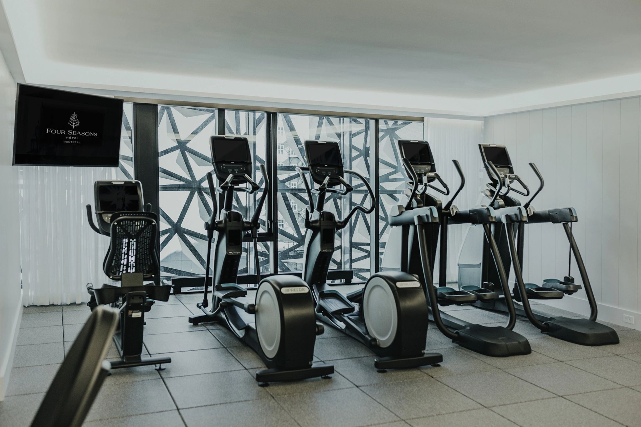 Academia do hotel equipamentos de academia - academia com personal - academia de luxo